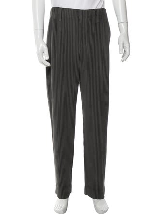 HOMME PLISSÉ ISSEY MIYAKE Striped Dress Pants
