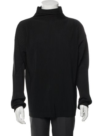 HOMME PLISSÉ ISSEY MIYAKE Turtleneck Long Sleeve T-Shirt