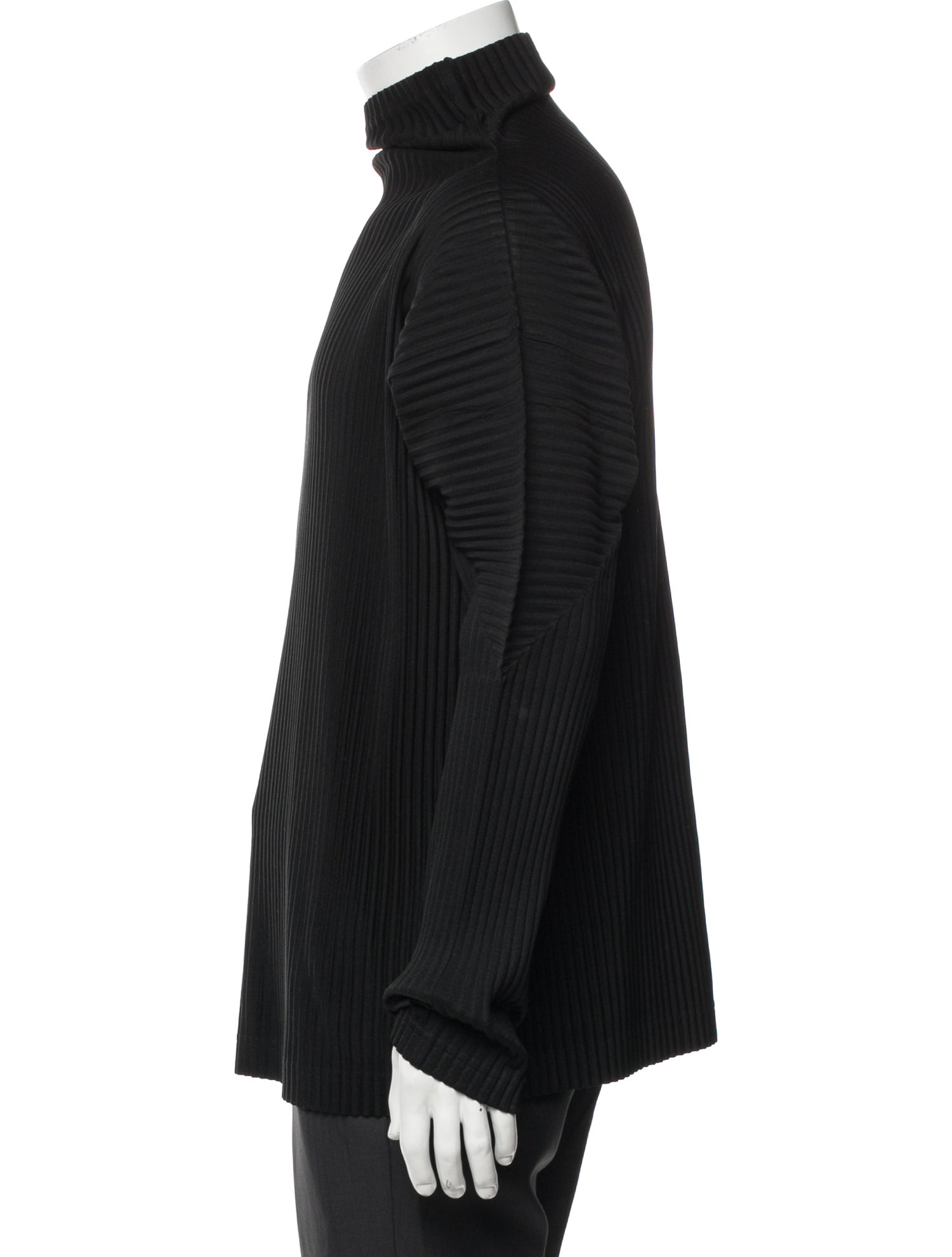 HOMME PLISSÉ ISSEY MIYAKE Turtleneck Long Sleeve T-Shirt
