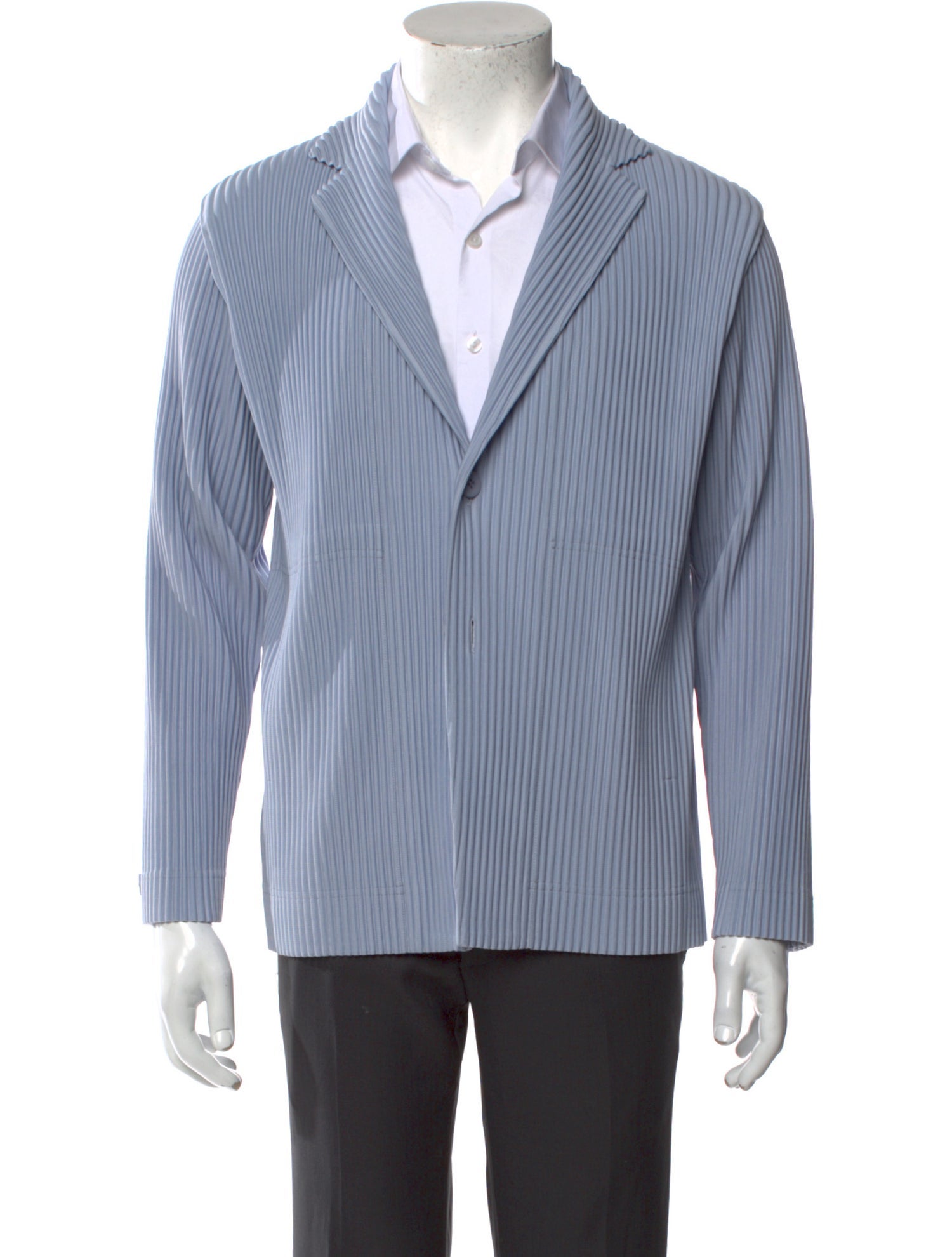 HOMME PLISSÉ ISSEY MIYAKE Striped Jacket w/ Tags