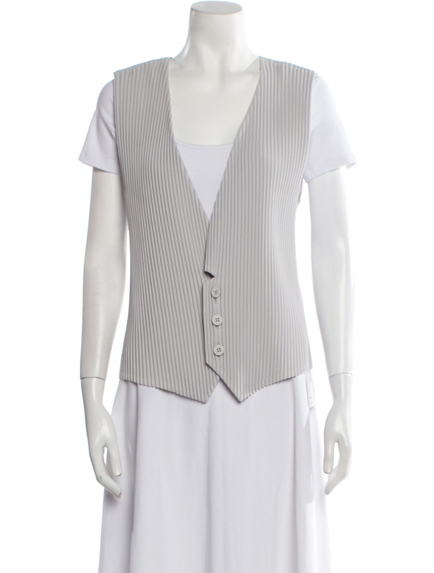 HOMME PLISSÉ ISSEY MIYAKE Striped Vest