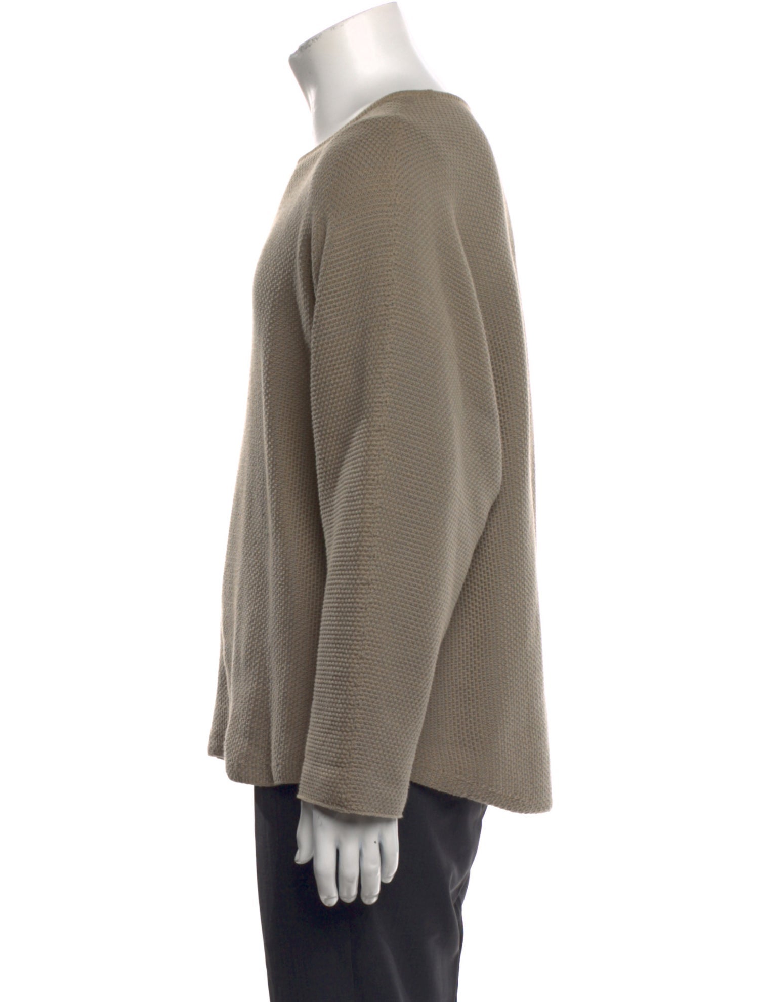 HOMME PLISSÉ ISSEY MIYAKE Crew Neck Long Sleeve Pullover