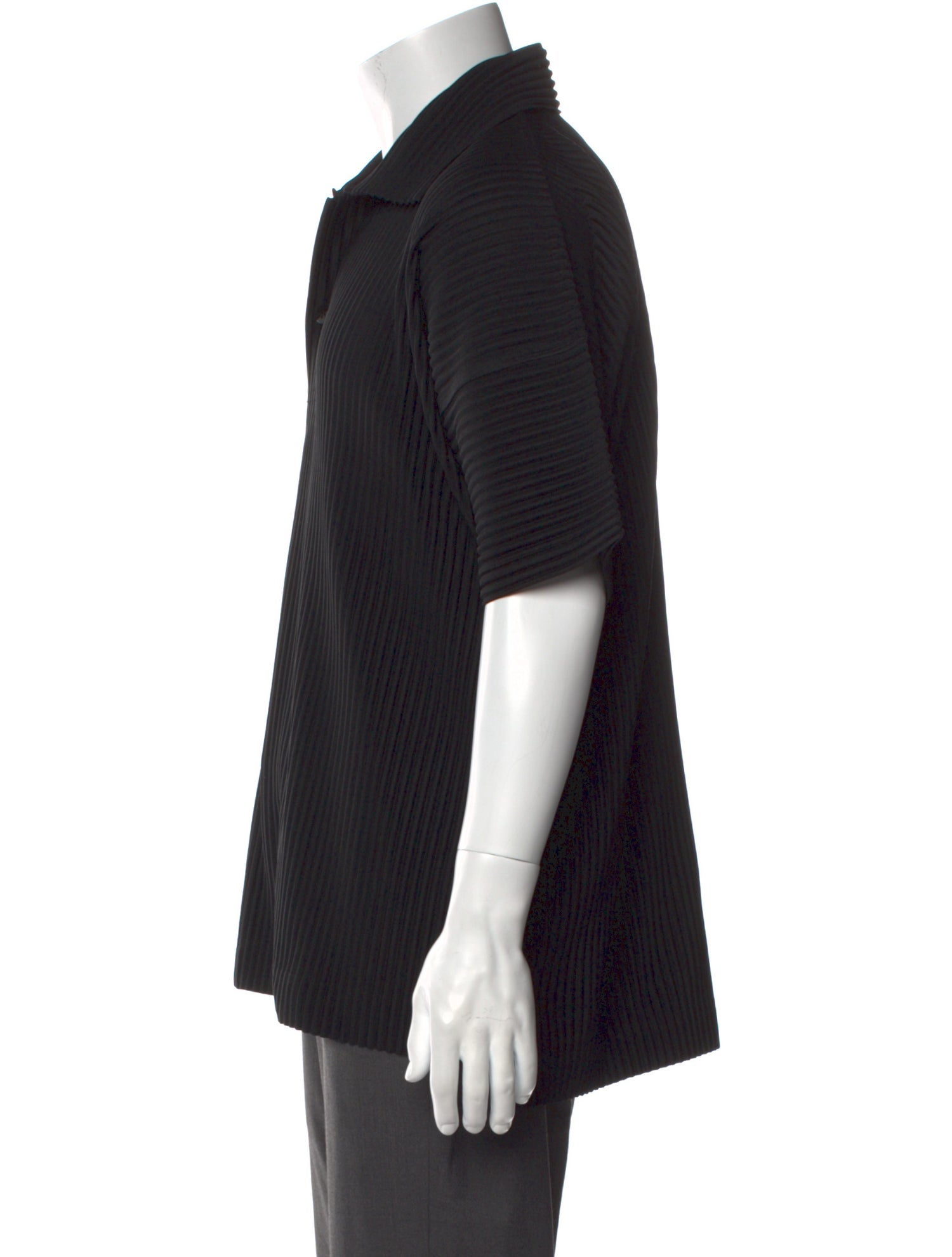 HOMME PLISSÉ ISSEY MIYAKE Crew Neck Short Sleeve Polo Shirt