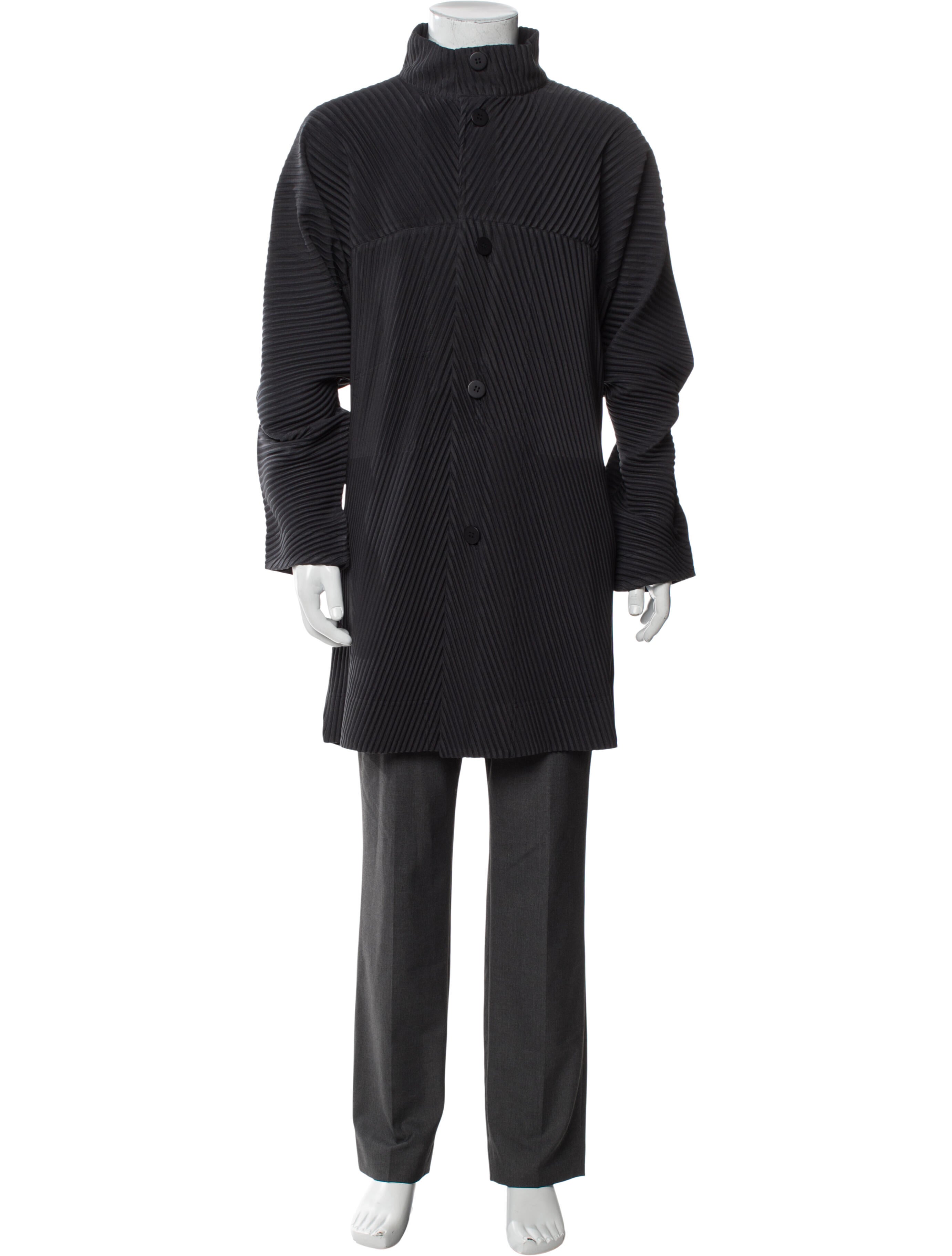 HOMME PLISSÉ ISSEY MIYAKE Houndstooth Print Parka