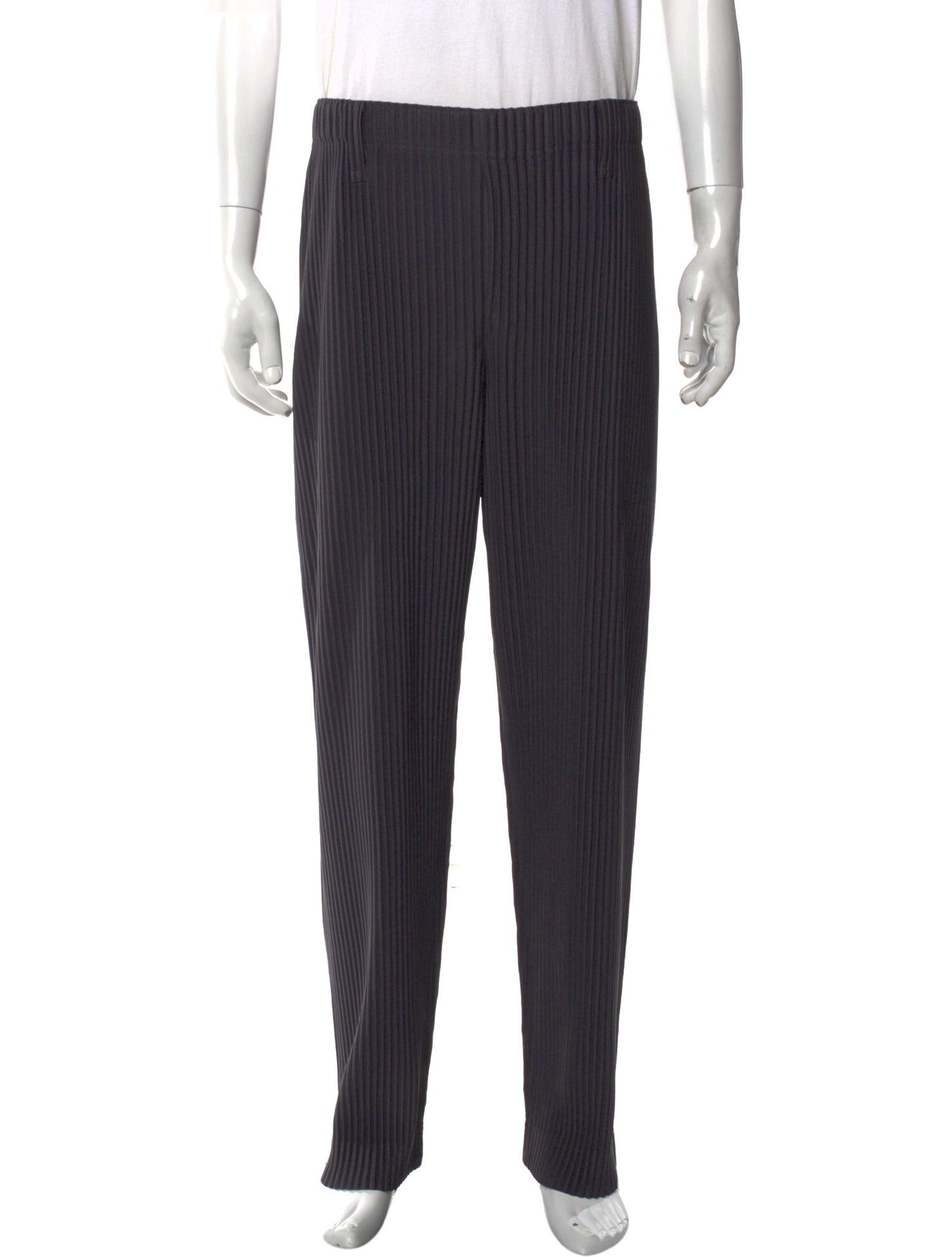 HOMME PLISSÉ ISSEY MIYAKE Striped Dress Pants