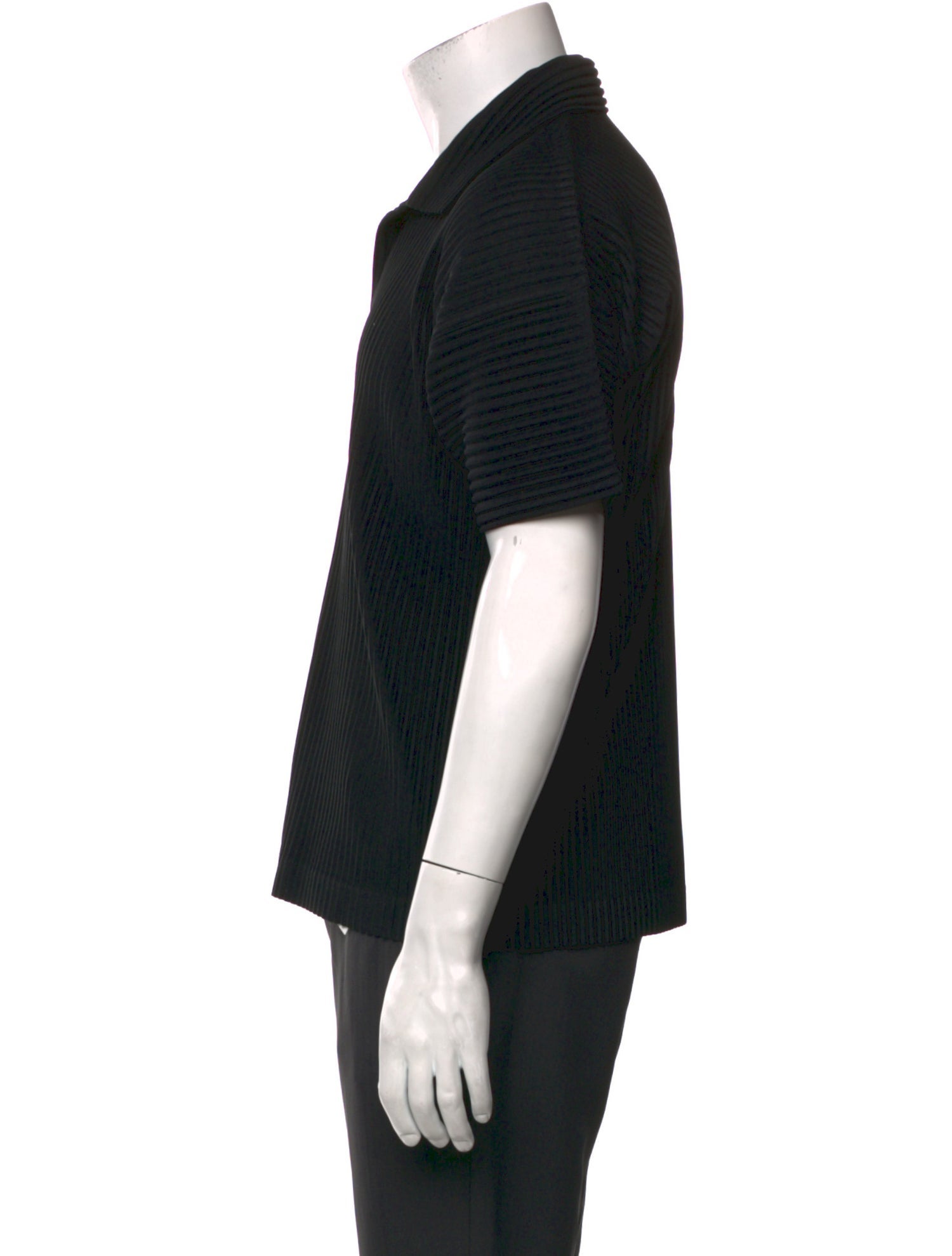 HOMME PLISSÉ ISSEY MIYAKE Collar Short Sleeve Polo Shirt