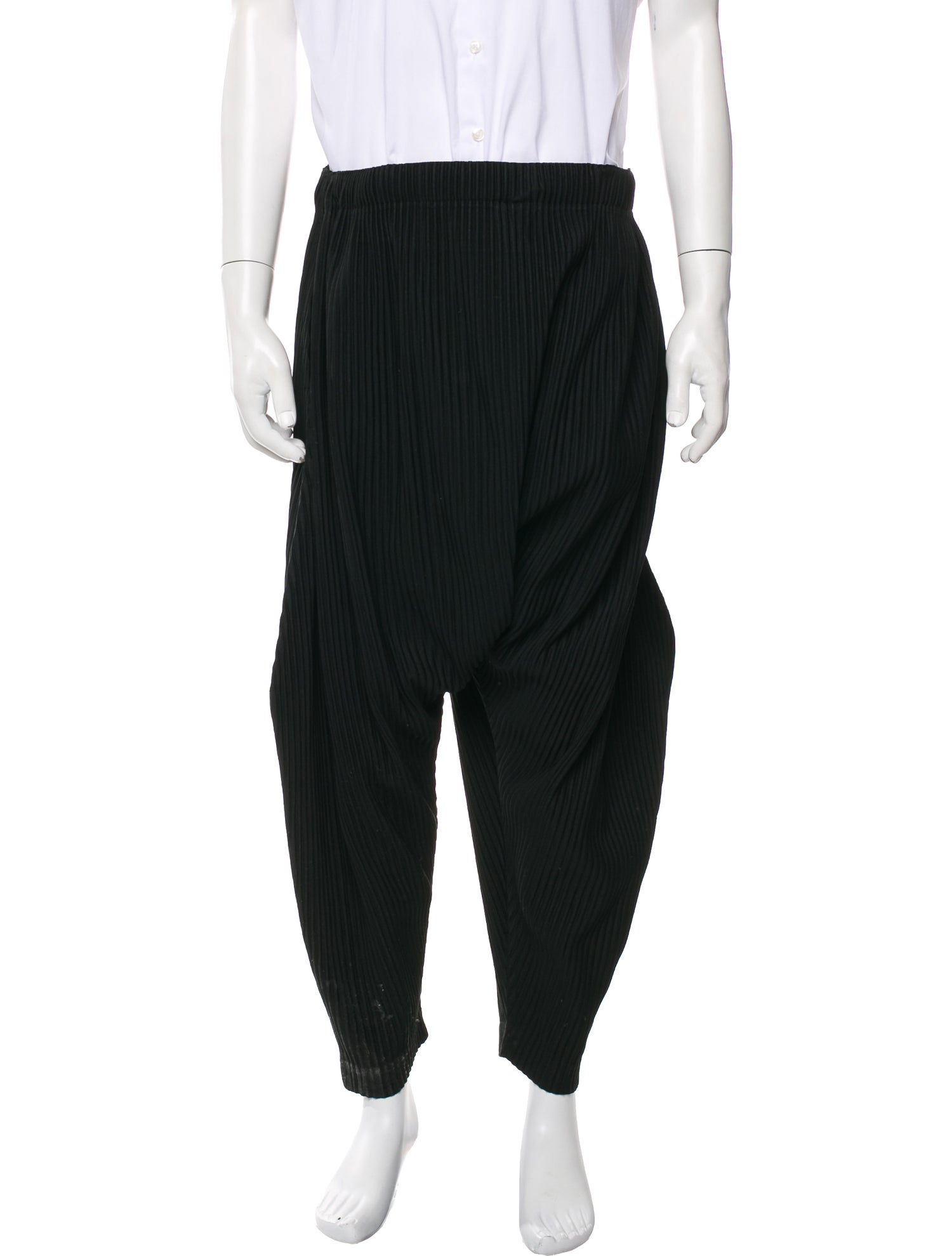HOMME PLISSÉ ISSEY MIYAKE Pleated Accents Lounge Bottoms