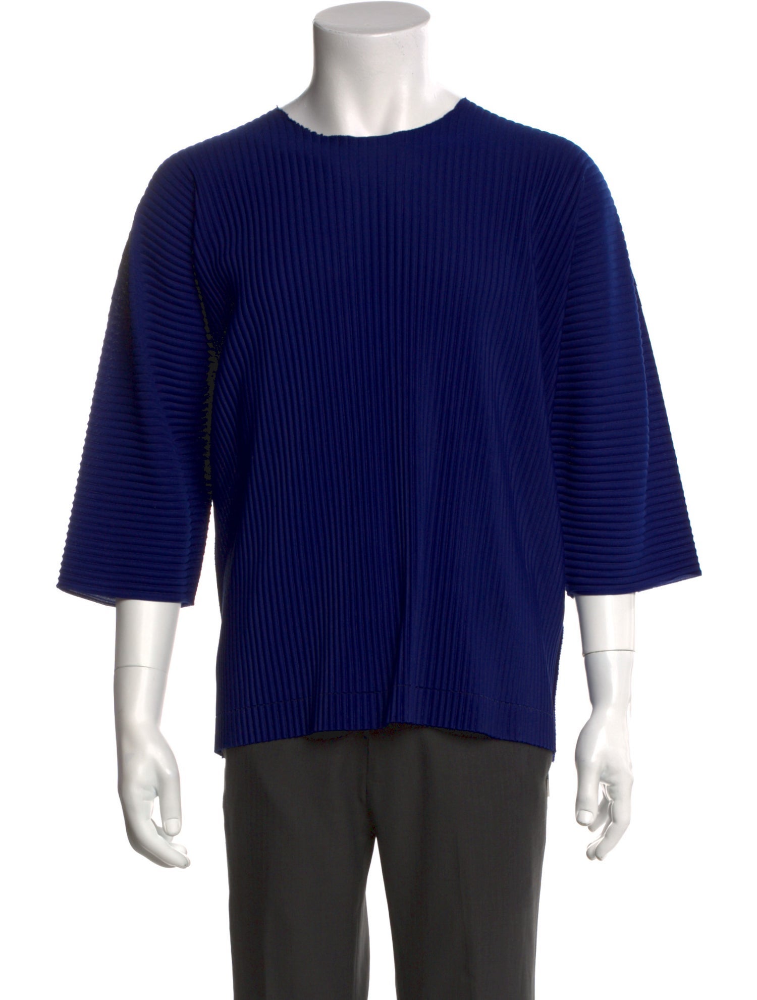 HOMME PLISSÉ ISSEY MIYAKE Striped Short Sleeve Shirt