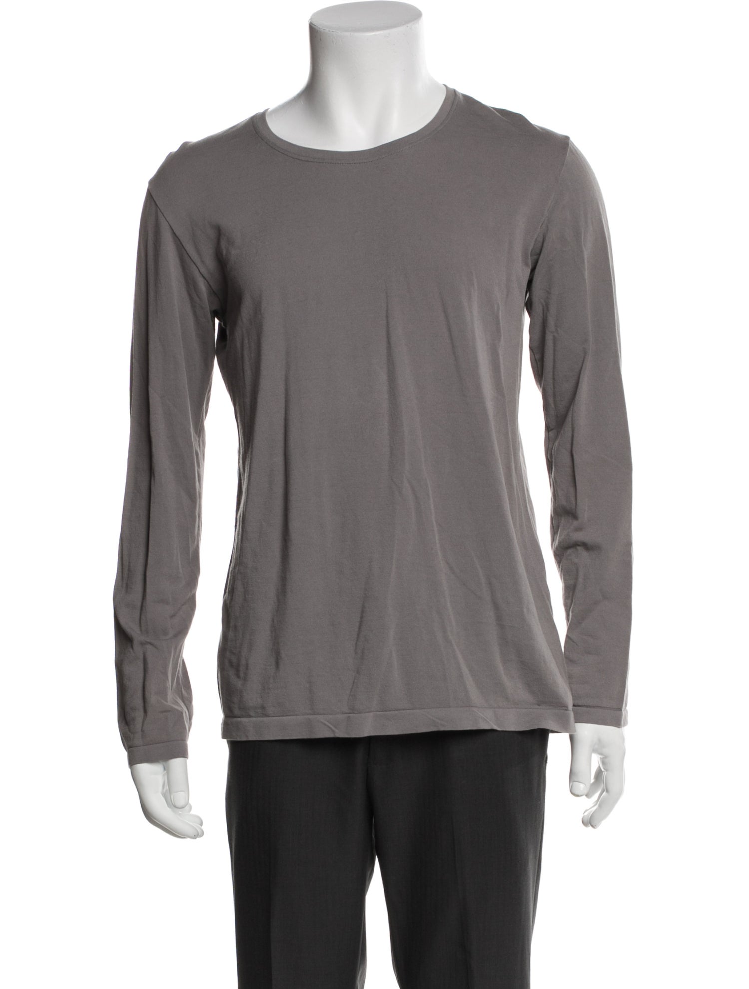 HOMME PLISSÉ ISSEY MIYAKE Crew Neck Long Sleeve T-Shirt