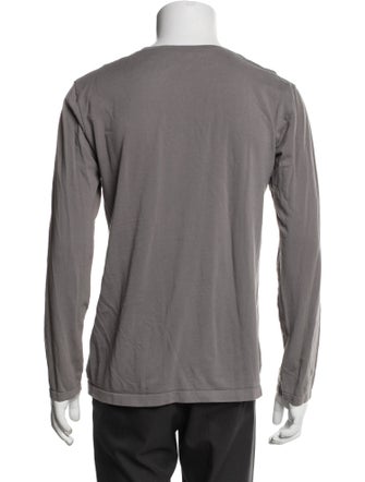 HOMME PLISSÉ ISSEY MIYAKE Crew Neck Long Sleeve T-Shirt