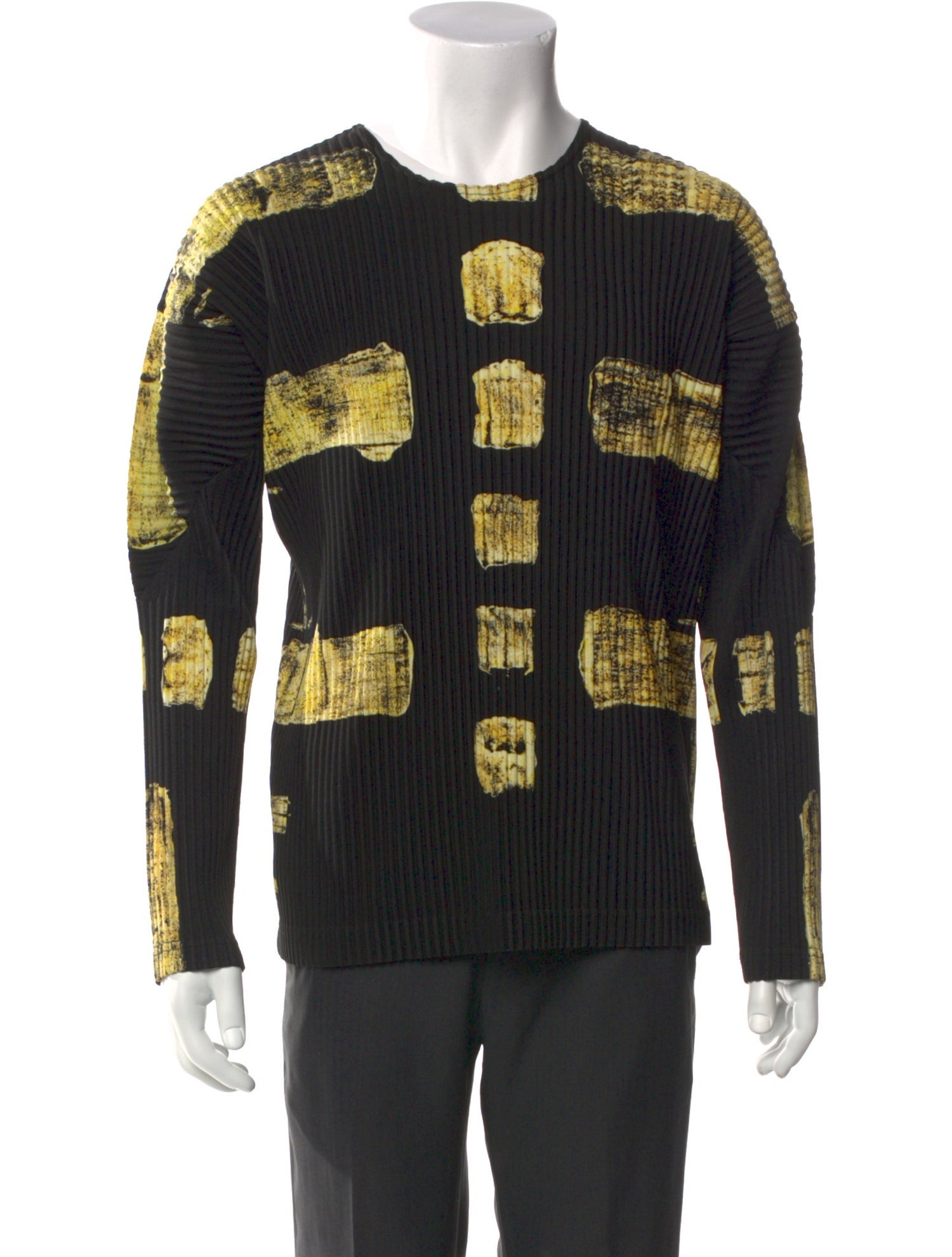 HOMME PLISSÉ ISSEY MIYAKE Printed Long Sleeve Shirt