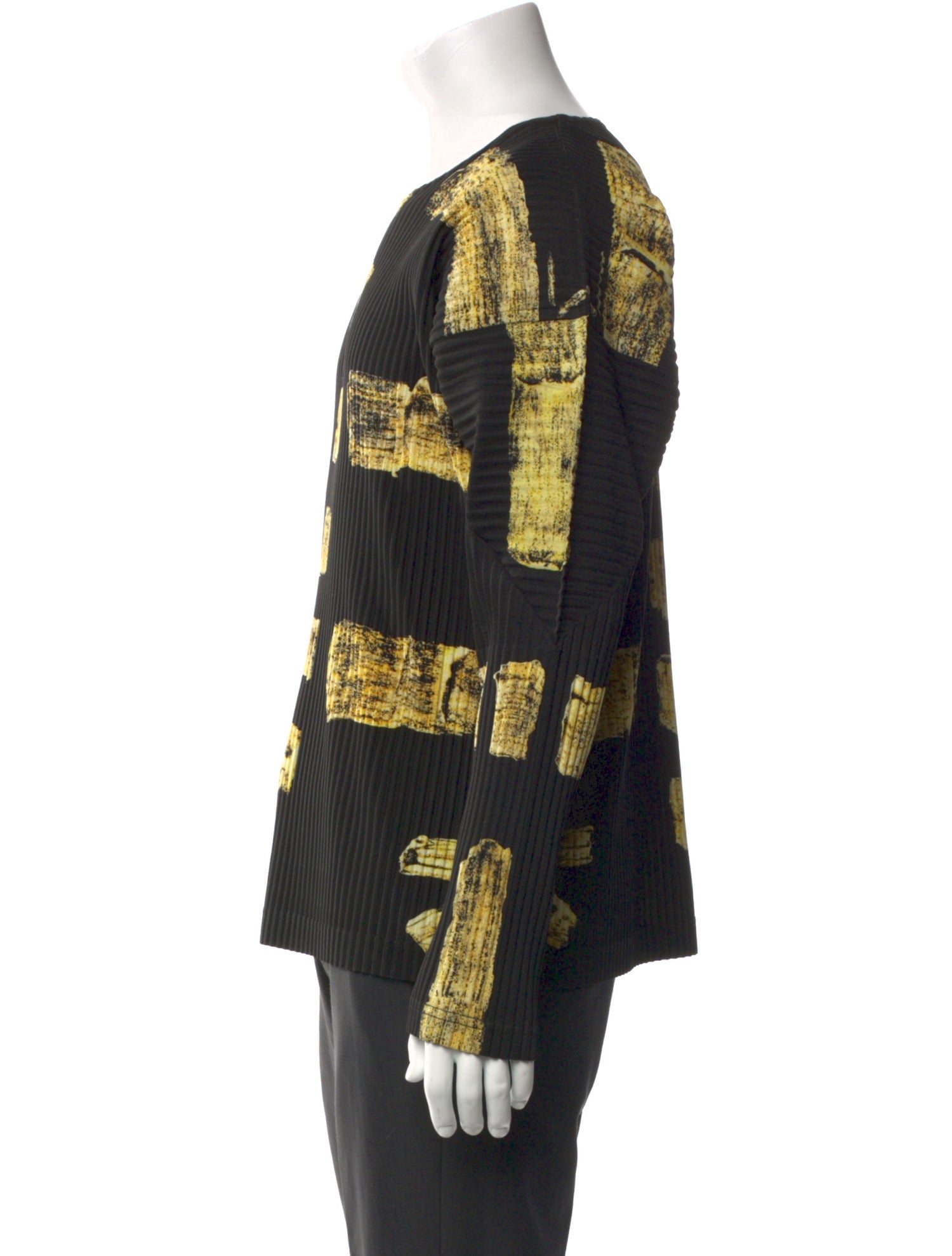 HOMME PLISSÉ ISSEY MIYAKE Printed Long Sleeve Shirt