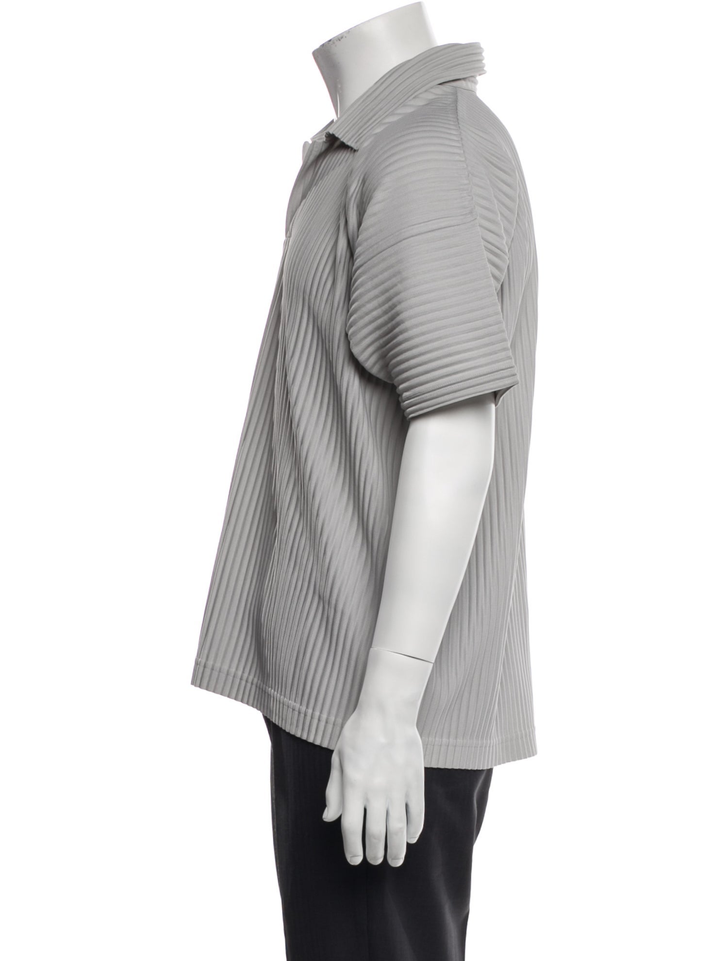HOMME PLISSÉ ISSEY MIYAKE Collar Short Sleeve Polo Shirt