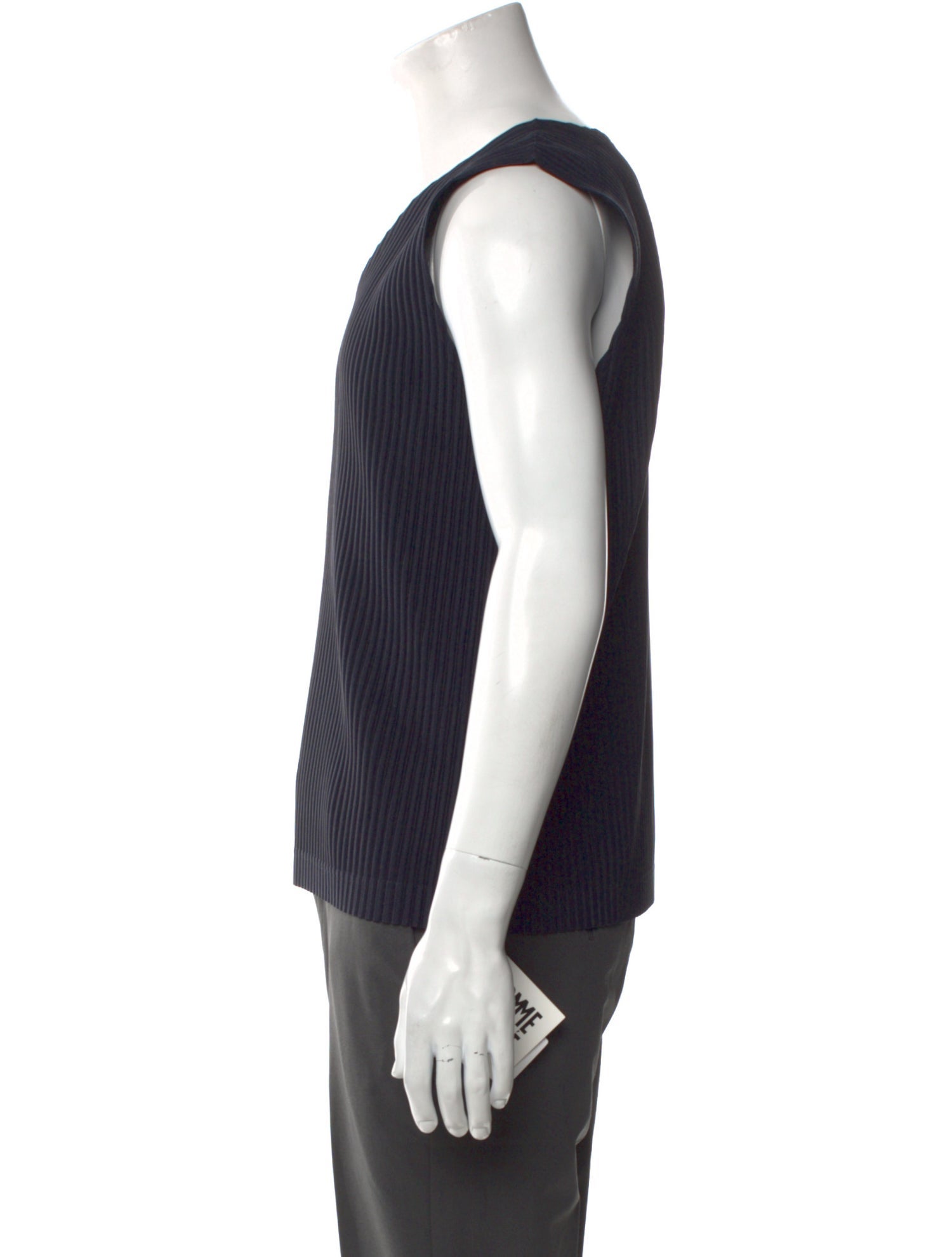 HOMME PLISSÉ ISSEY MIYAKE V-Neck Sleeveless T-Shirt w/ Tags