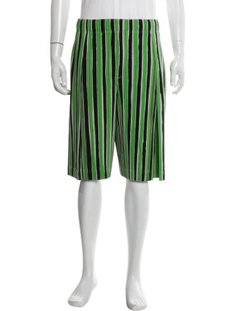 HOMME PLISSÉ ISSEY MIYAKE Striped Jogger Shorts