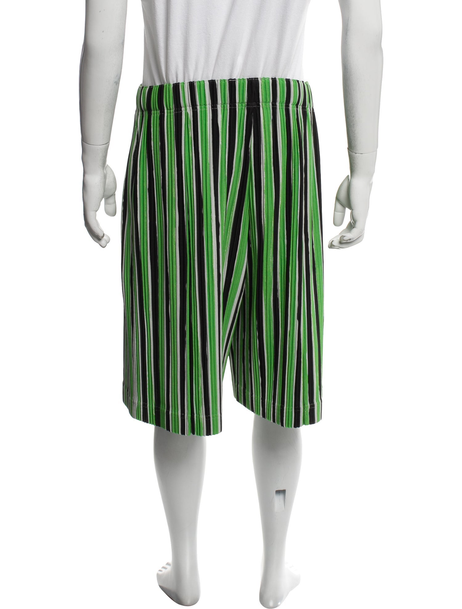 HOMME PLISSÉ ISSEY MIYAKE Striped Jogger Shorts