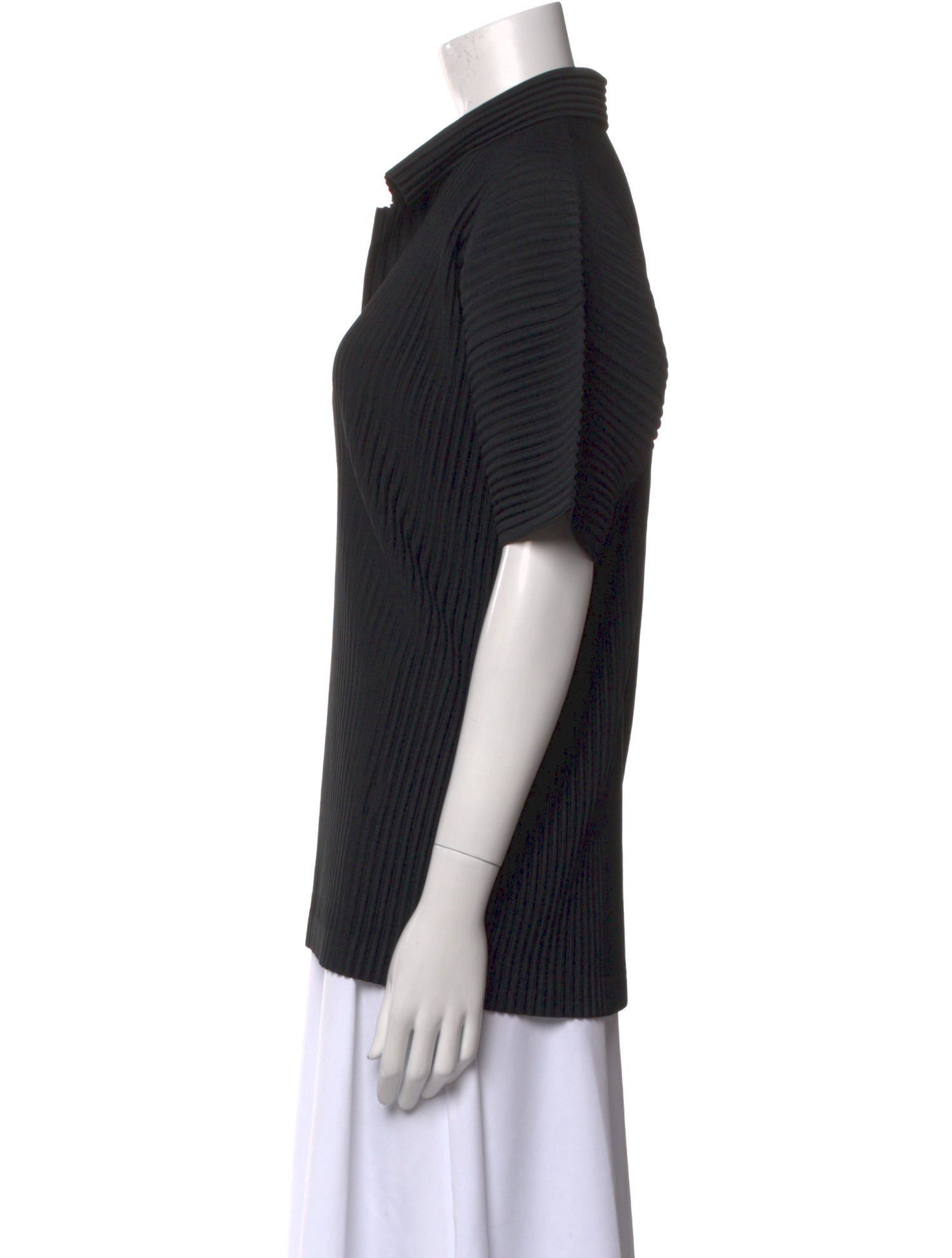 HOMME PLISSÉ ISSEY MIYAKE Collar Short Sleeve Polo Shirt