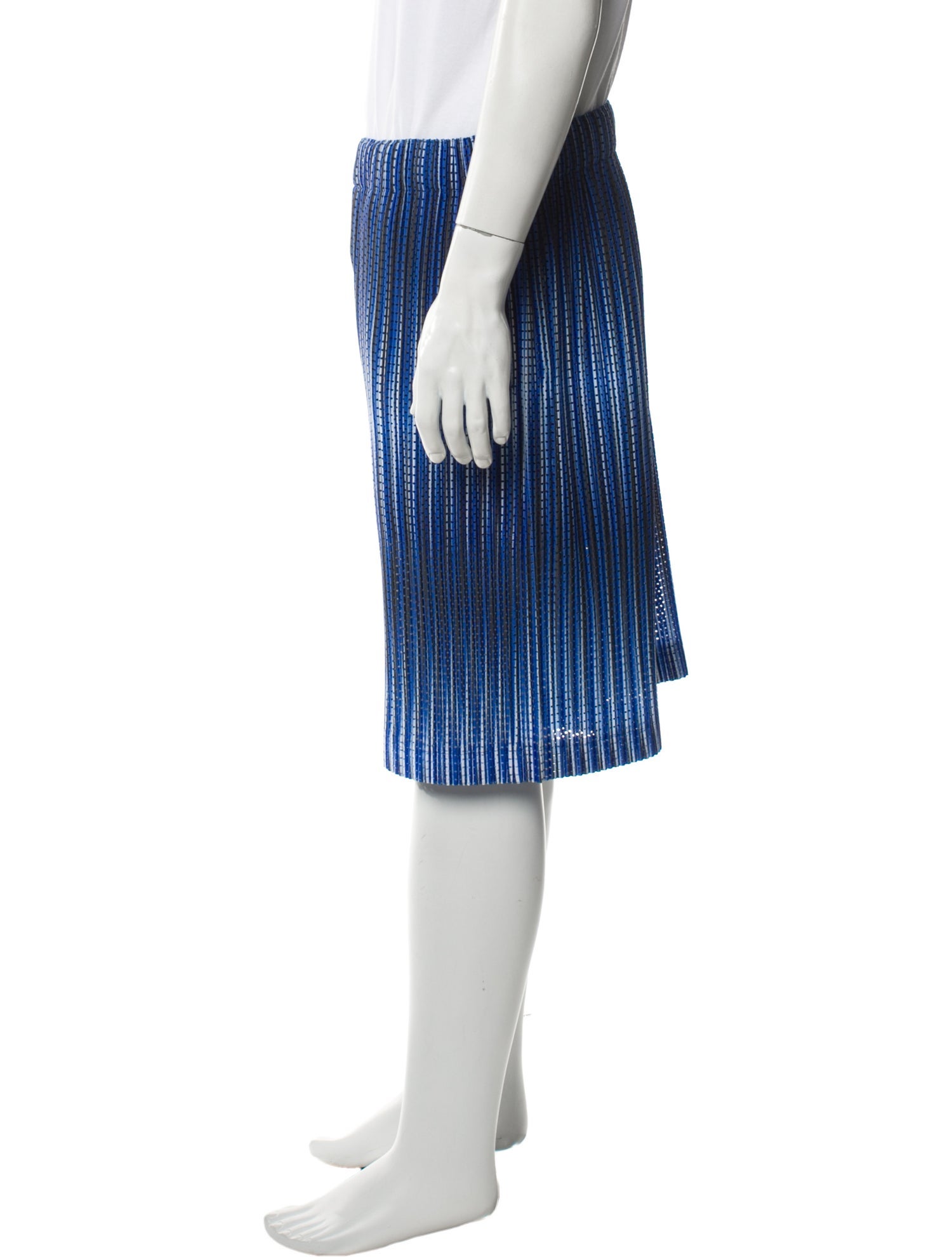 HOMME PLISSÉ ISSEY MIYAKE Striped Jogger Shorts