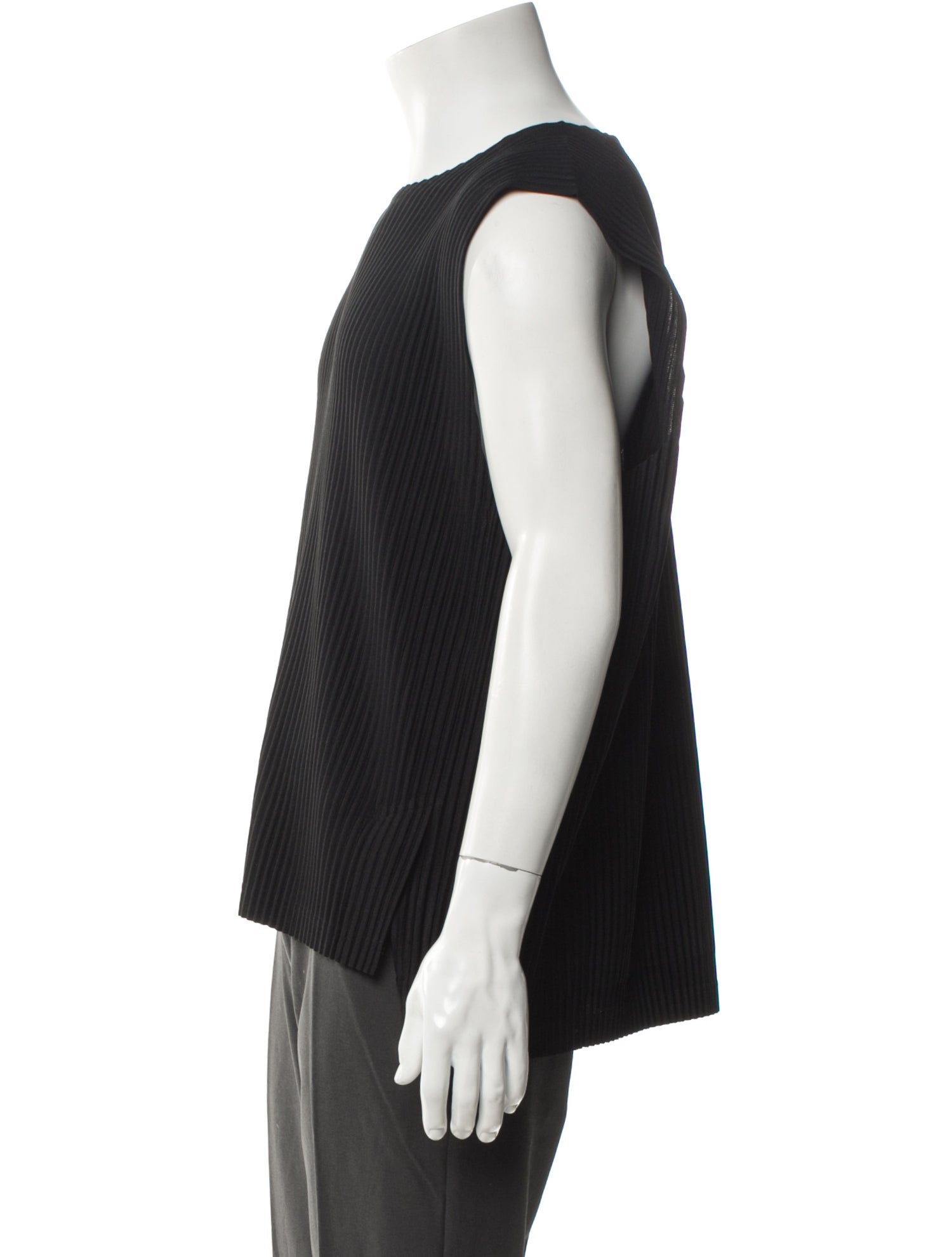 HOMME PLISSÉ ISSEY MIYAKE Crew Neck Sleeveless T-Shirt