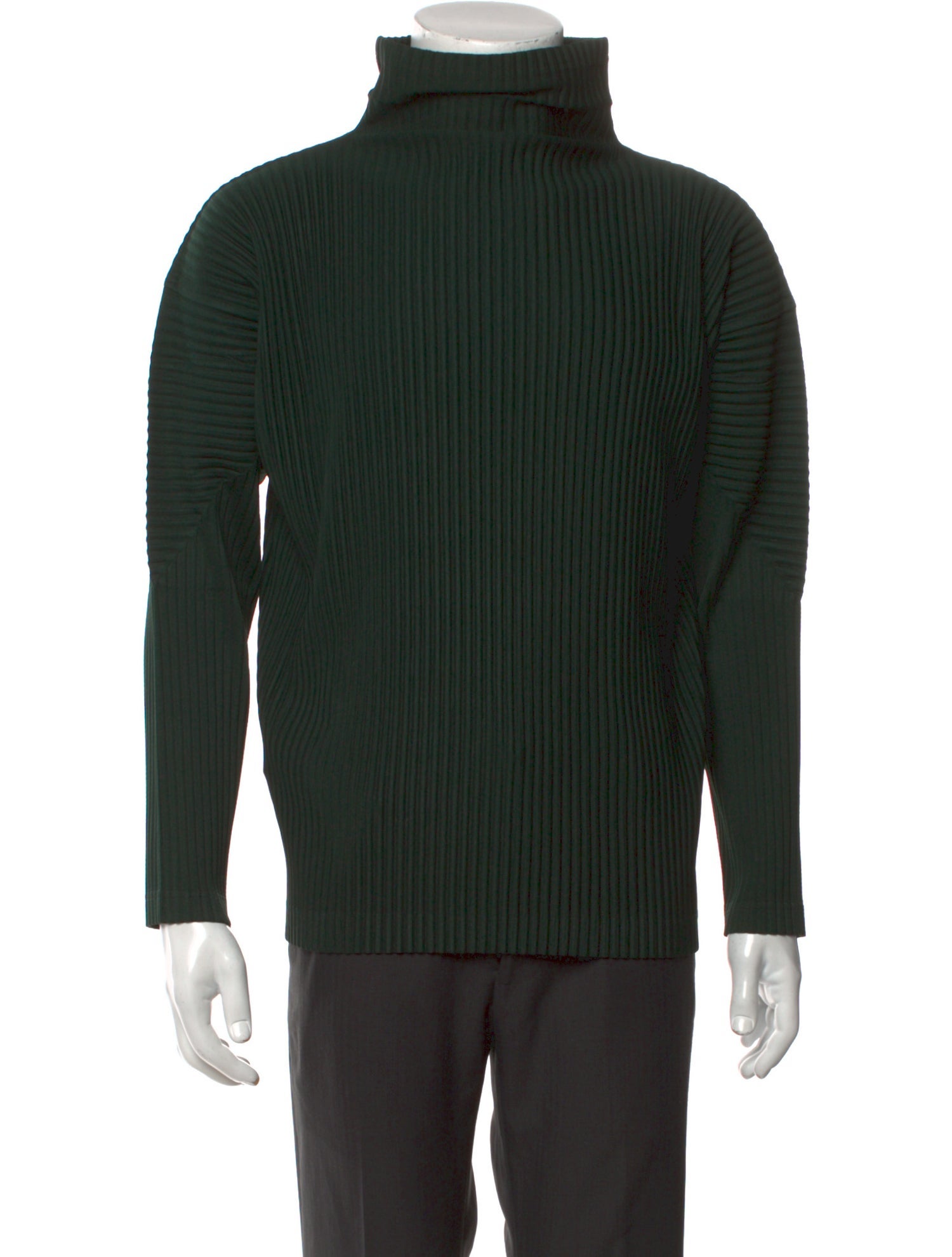 HOMME PLISSÉ ISSEY MIYAKE Turtleneck Long Sleeve T-Shirt