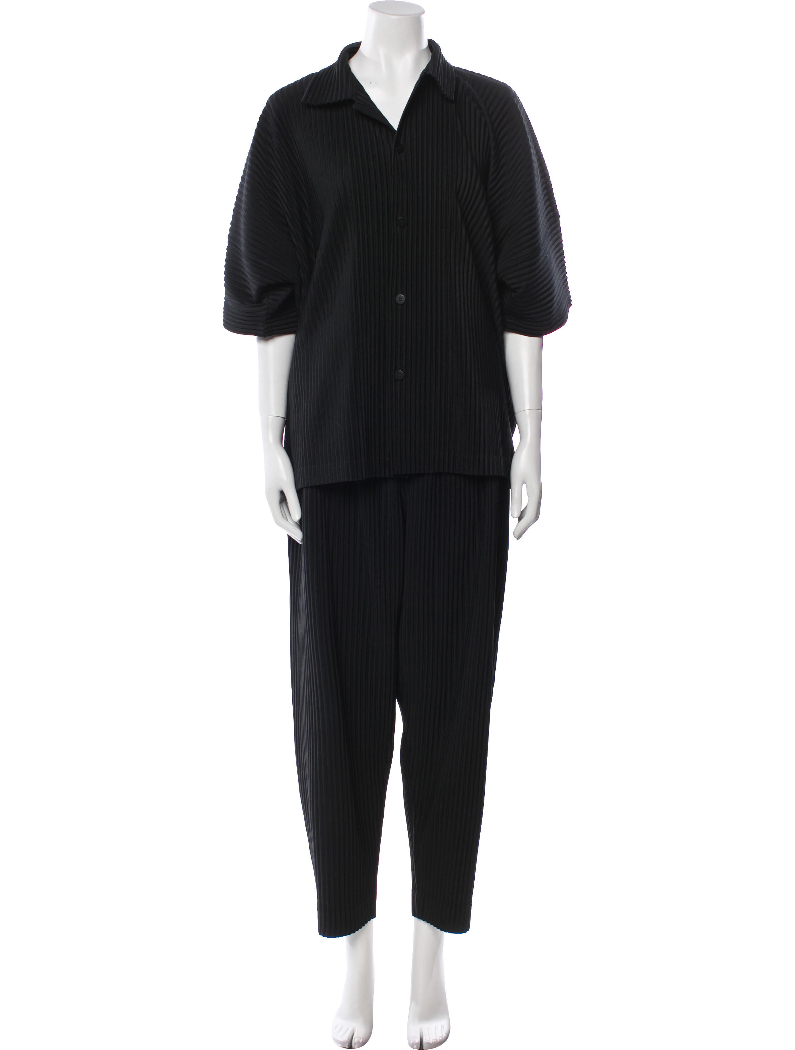 HOMME PLISSÉ ISSEY MIYAKE Striped Lounge Set