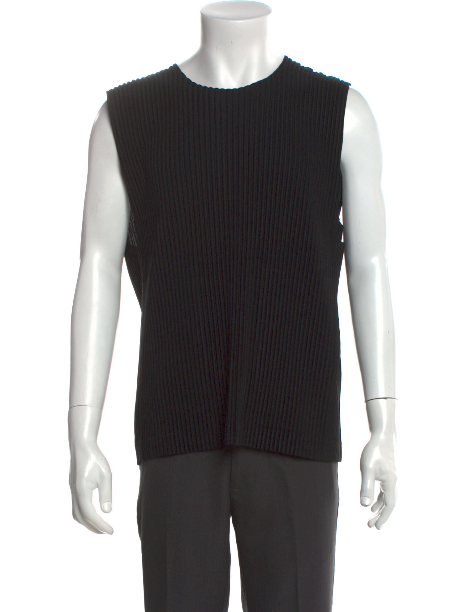 HOMME PLISSÉ ISSEY MIYAKE Crew Neck Sleeveless T-Shirt