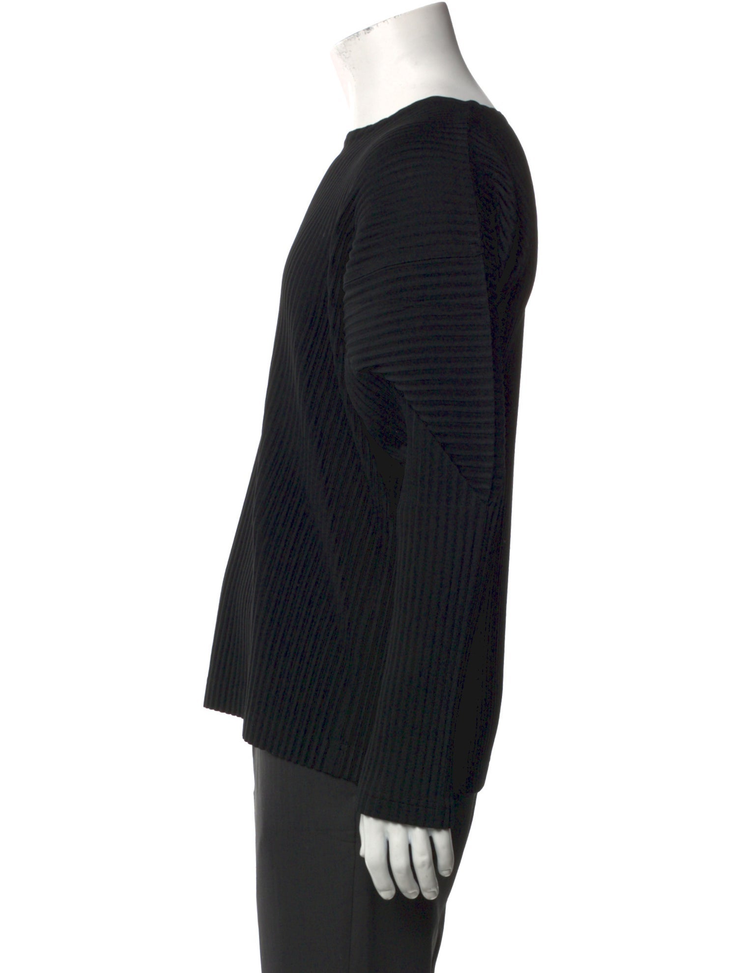 HOMME PLISSÉ ISSEY MIYAKE Crew Neck Long Sleeve Henley
