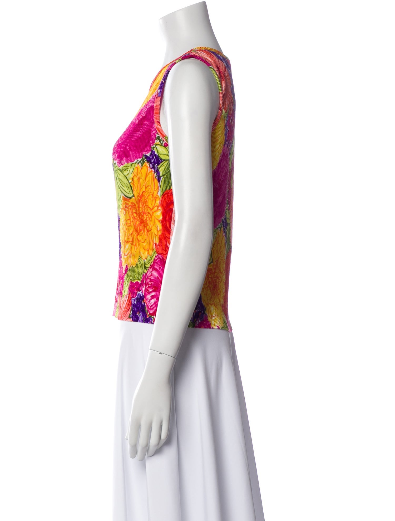 HOMME PLISSÉ ISSEY MIYAKE Printed Scoop Neck Top