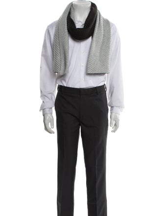 HOMME PLISSÉ ISSEY MIYAKE 'Pursuit of Happiness' Striped Harness Scarf