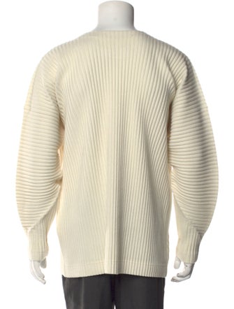 HOMME PLISSÉ ISSEY MIYAKE Crew Neck Long Sleeve Pullover