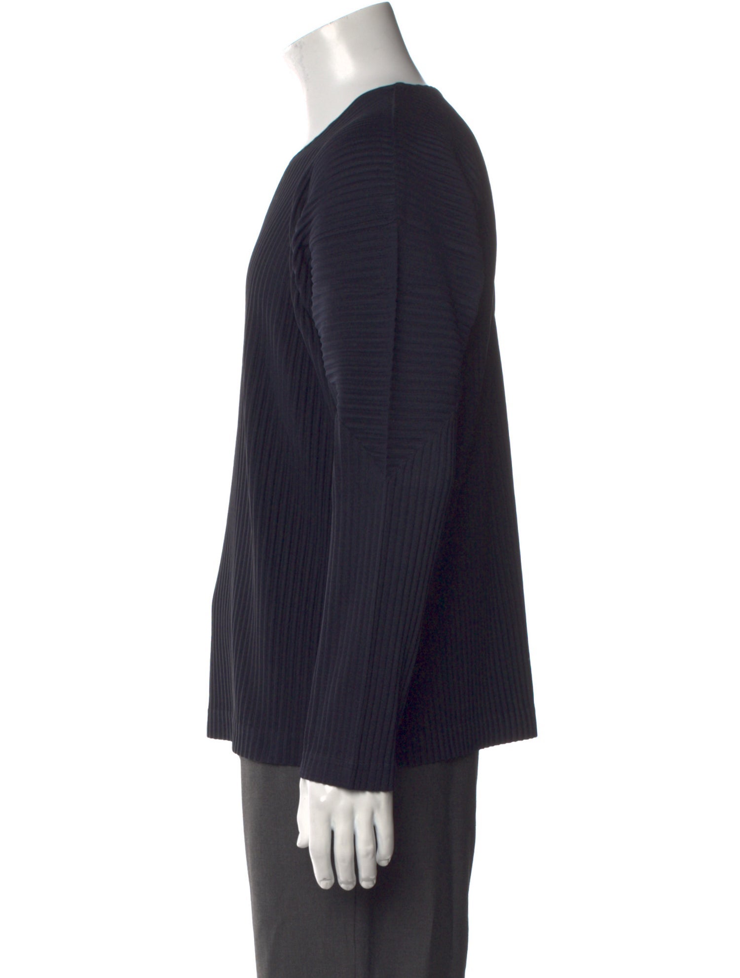 HOMME PLISSÉ ISSEY MIYAKE Crew Neck Long Sleeve T-Shirt