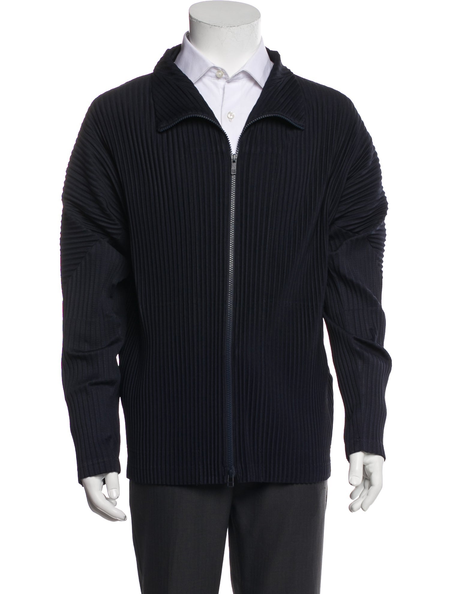 HOMME PLISSÉ ISSEY MIYAKE Collar Long Sleeve Hoodie