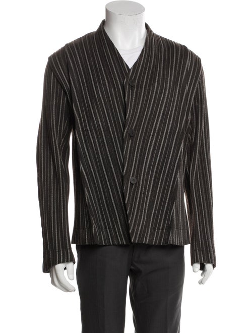 HOMME PLISSÉ ISSEY MIYAKE Striped Windbreaker