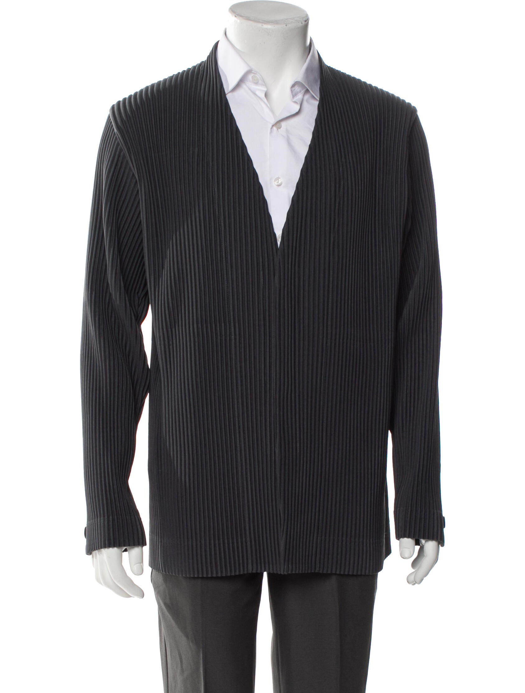 HOMME PLISSÉ ISSEY MIYAKE Striped Windbreaker w/ Tags