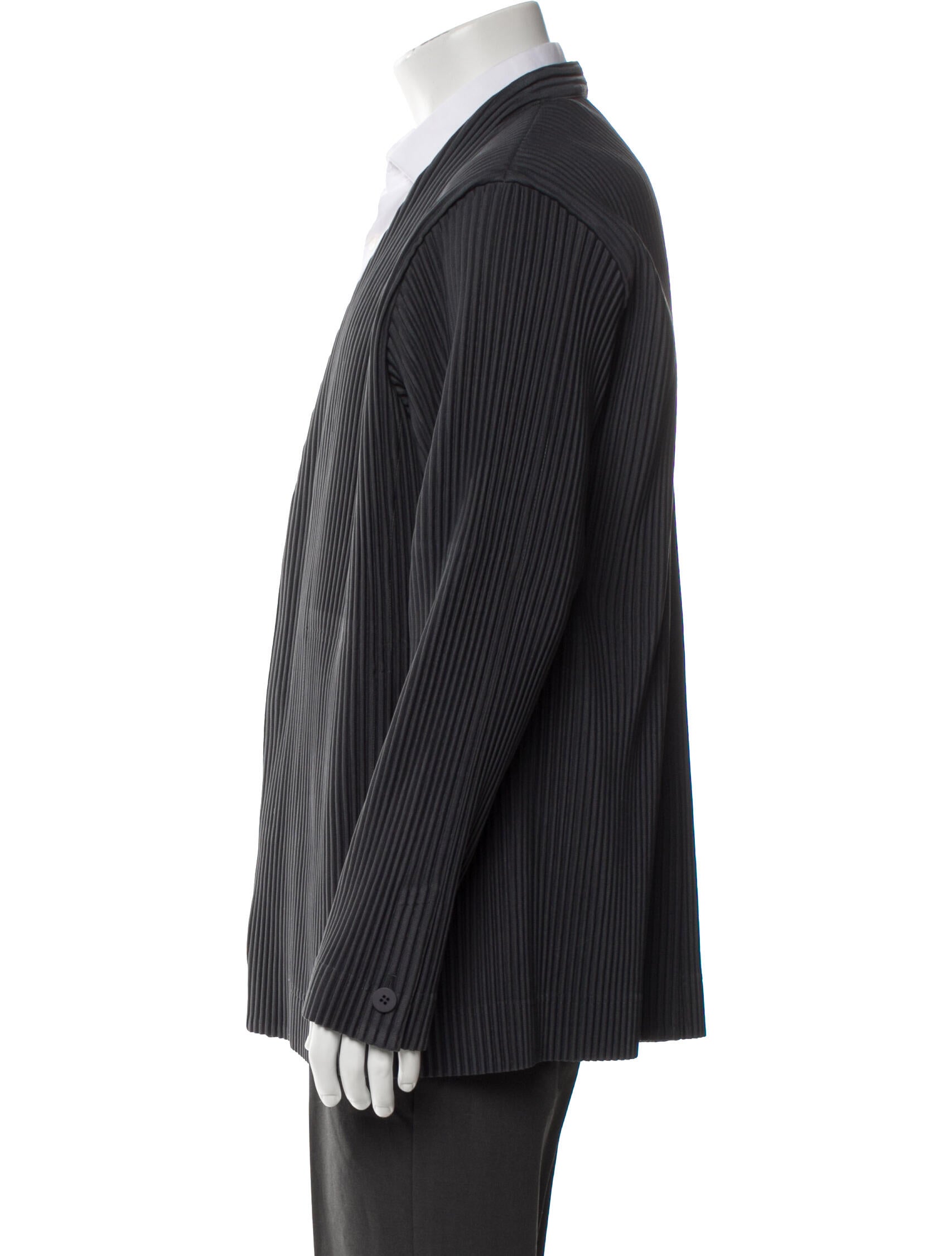 HOMME PLISSÉ ISSEY MIYAKE Striped Windbreaker w/ Tags