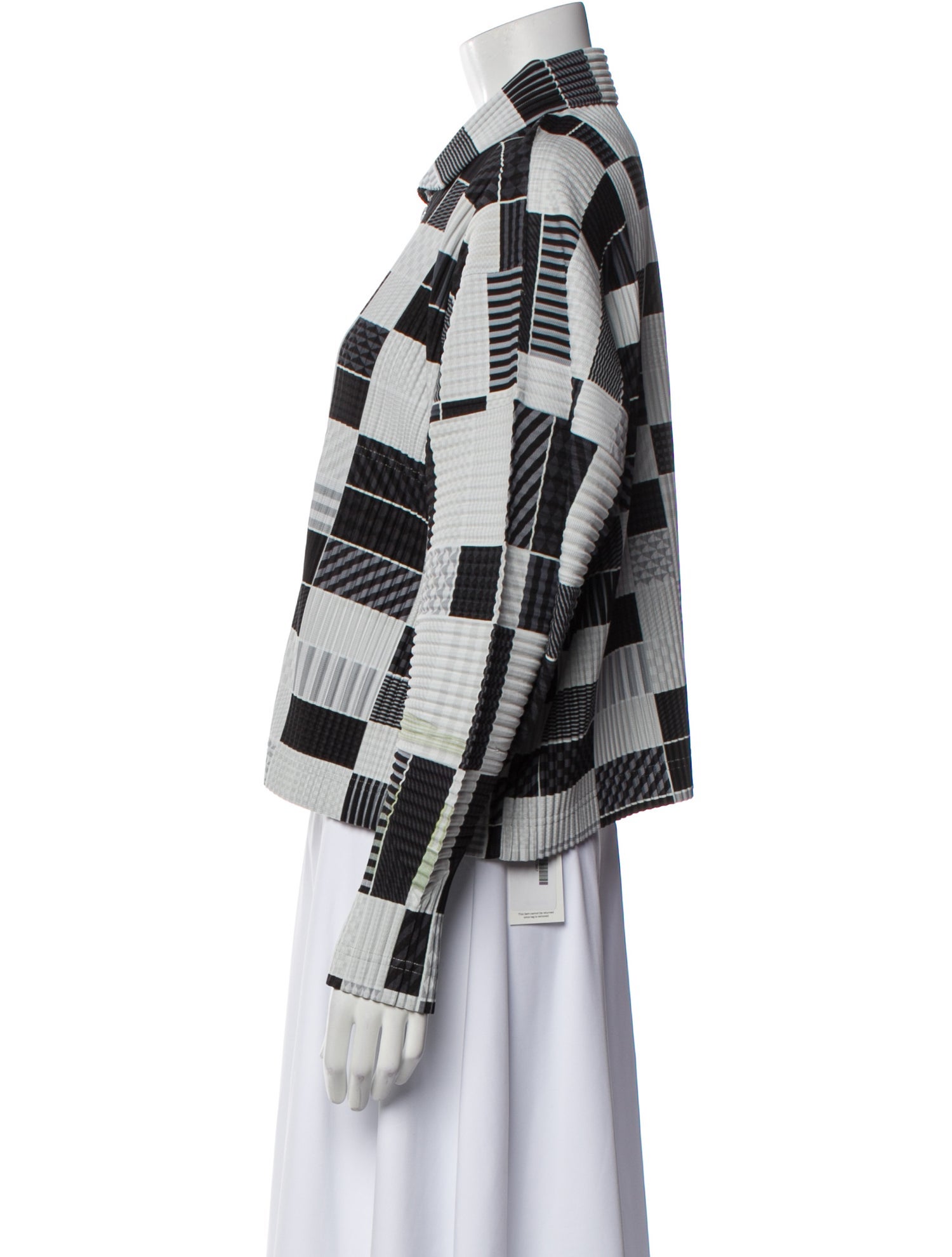 HOMME PLISSÉ ISSEY MIYAKE Plaid Print Jacket