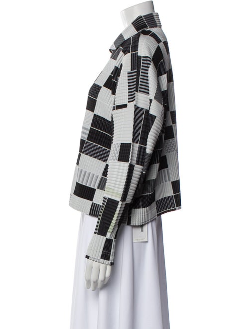 HOMME PLISSÉ ISSEY MIYAKE Plaid Print Jacket