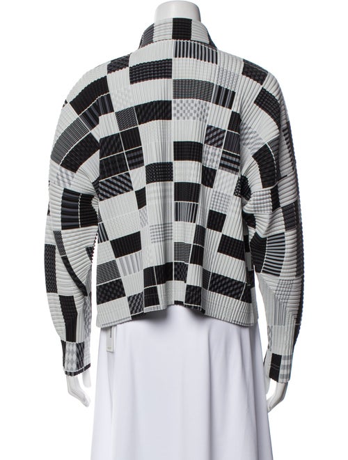HOMME PLISSÉ ISSEY MIYAKE Plaid Print Jacket