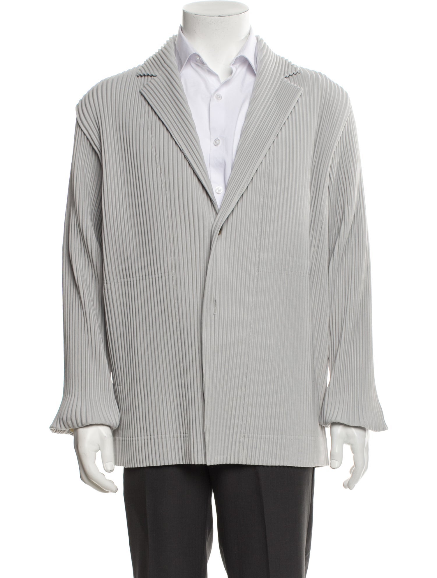 HOMME PLISSÉ ISSEY MIYAKE Striped Jacket w/ Tags