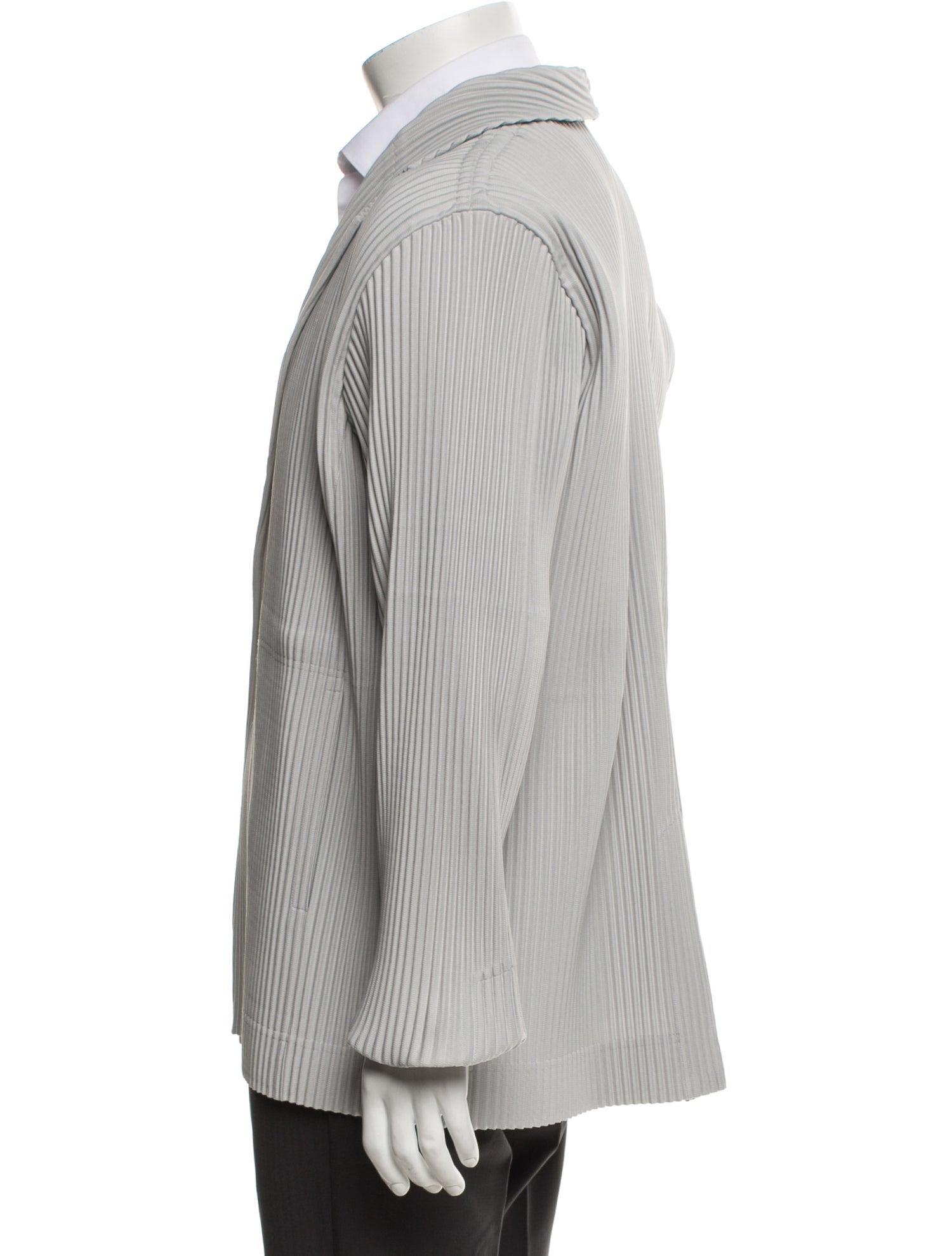 HOMME PLISSÉ ISSEY MIYAKE Striped Jacket w/ Tags