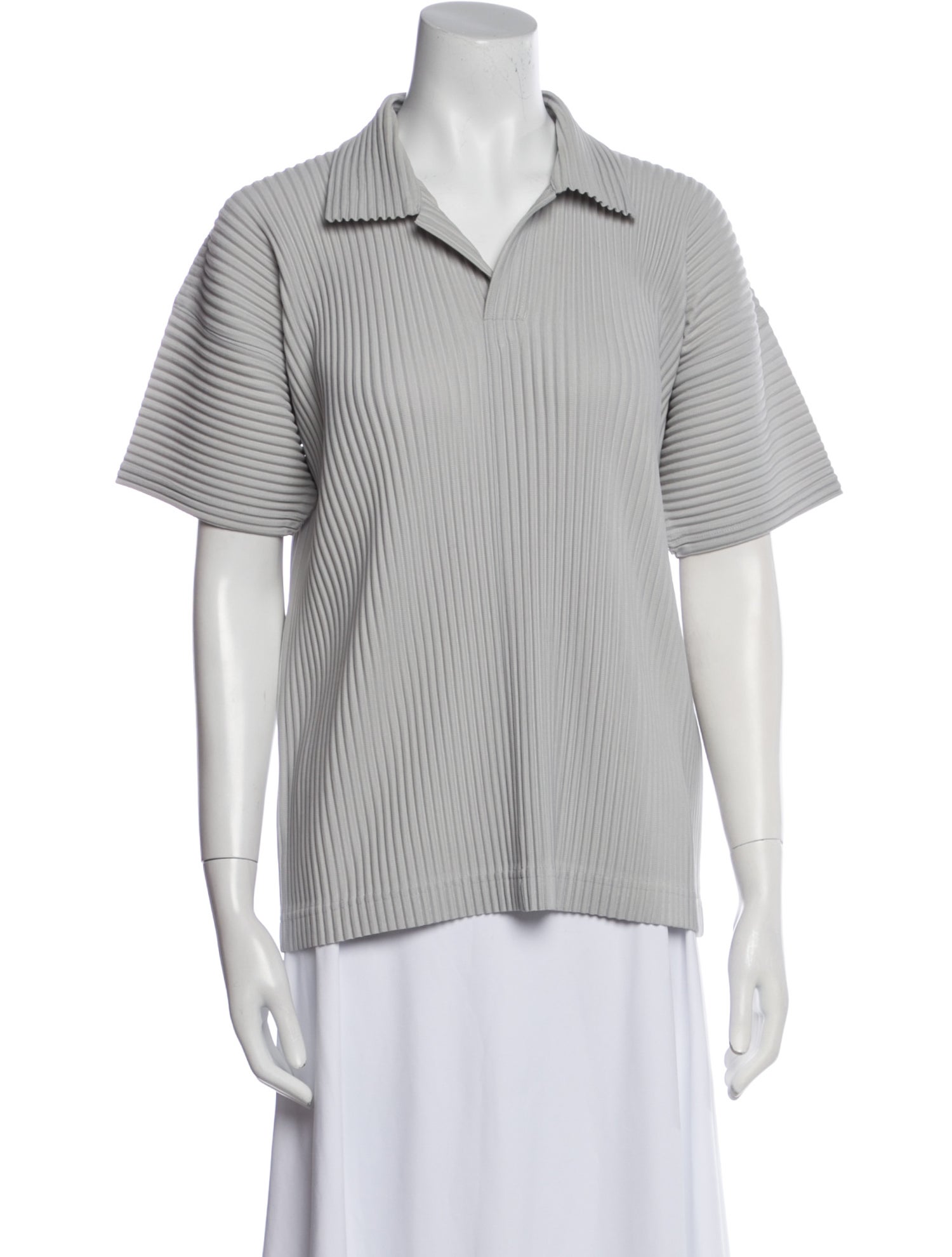 HOMME PLISSÉ ISSEY MIYAKE Collar Short Sleeve Polo Shirt
