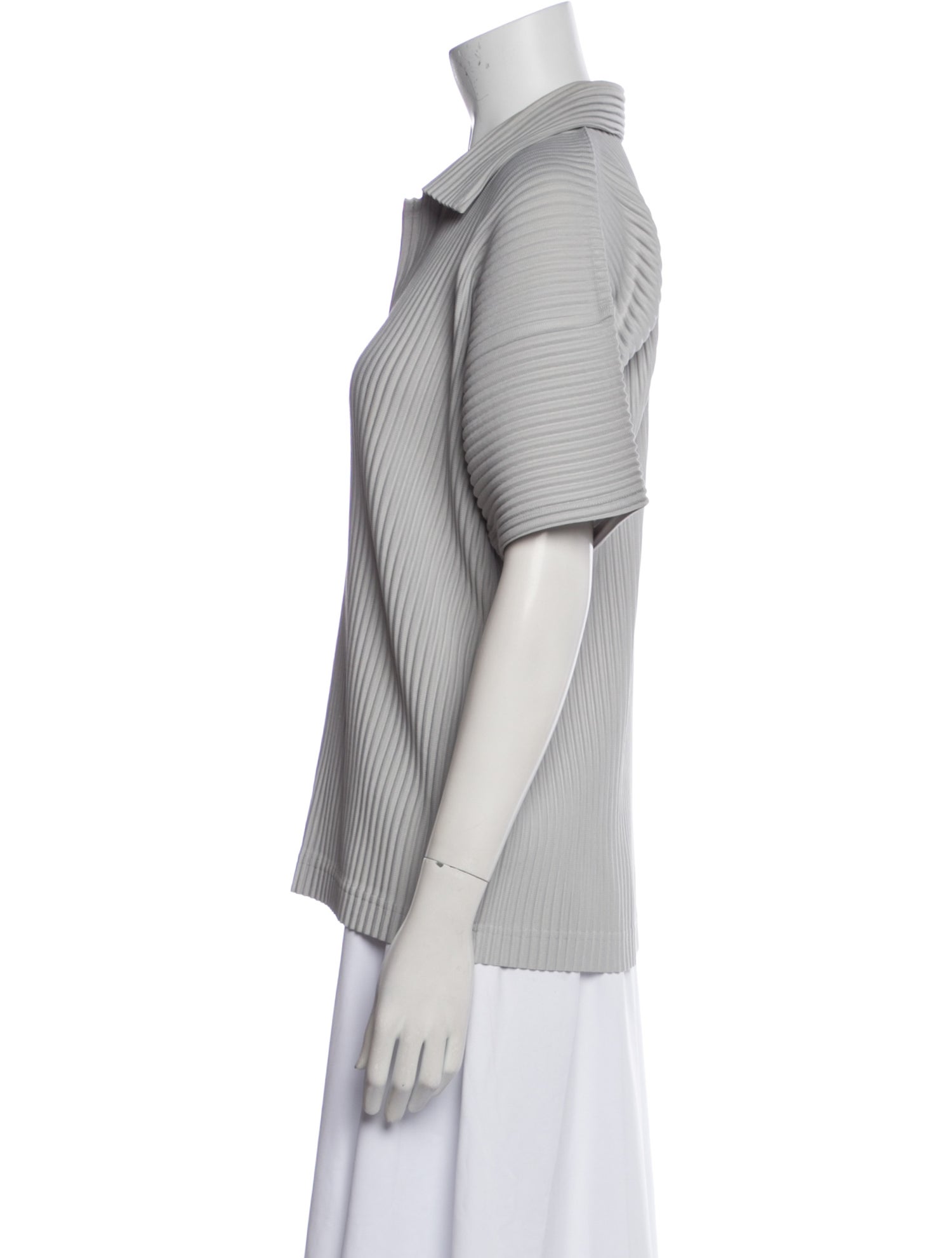 HOMME PLISSÉ ISSEY MIYAKE Collar Short Sleeve Polo Shirt