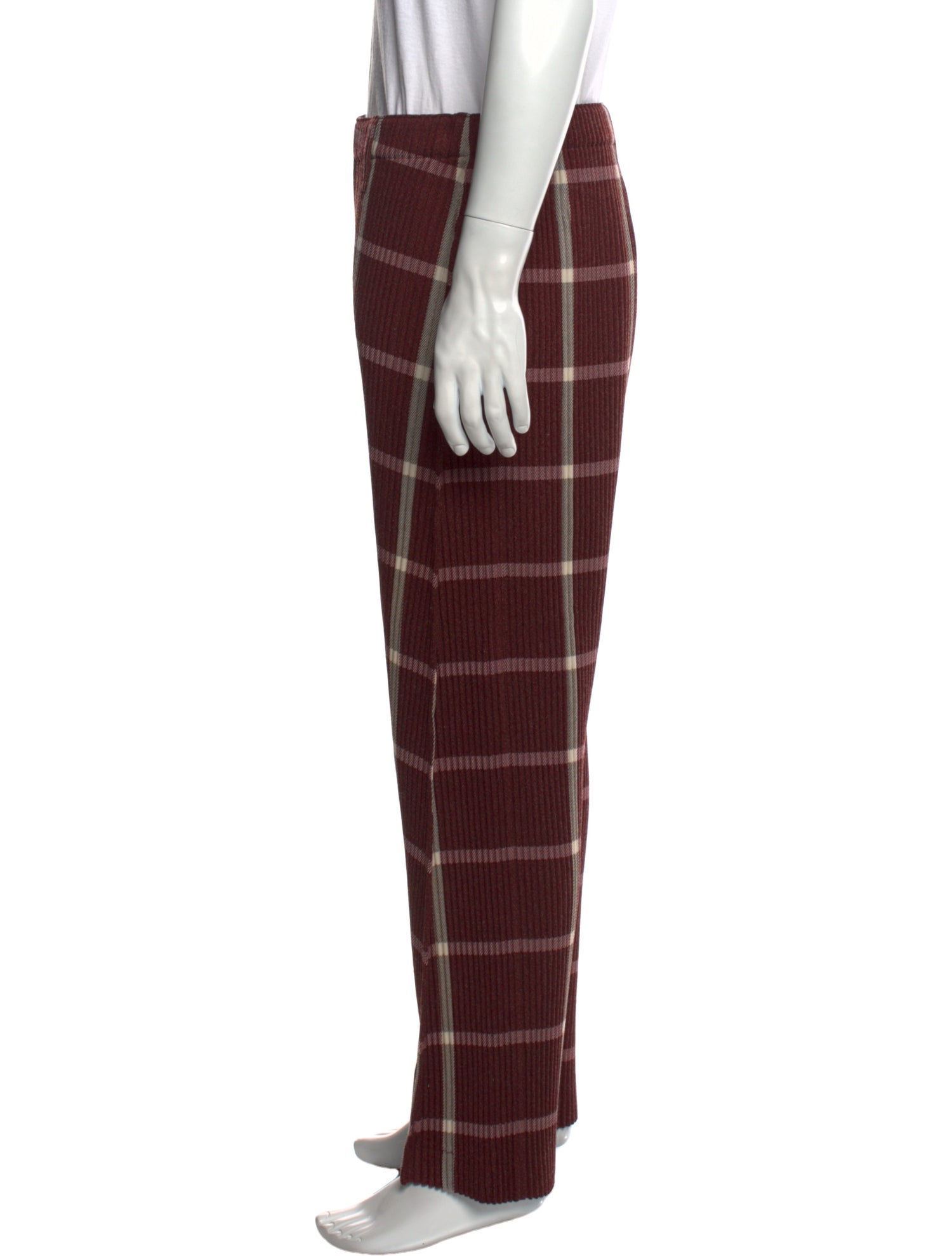 HOMME PLISSÉ ISSEY MIYAKE Plaid Print Pants