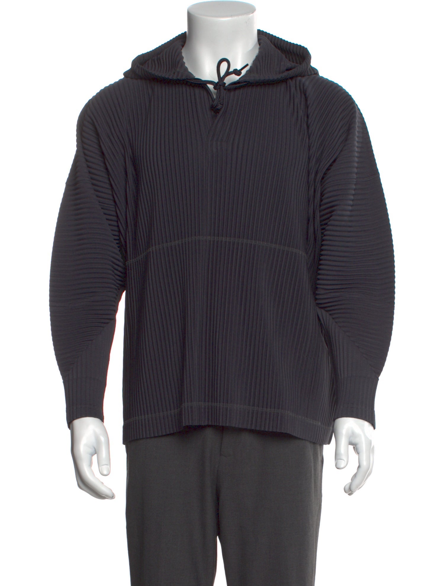 HOMME PLISSÉ ISSEY MIYAKE Crew Neck Long Sleeve Hoodie