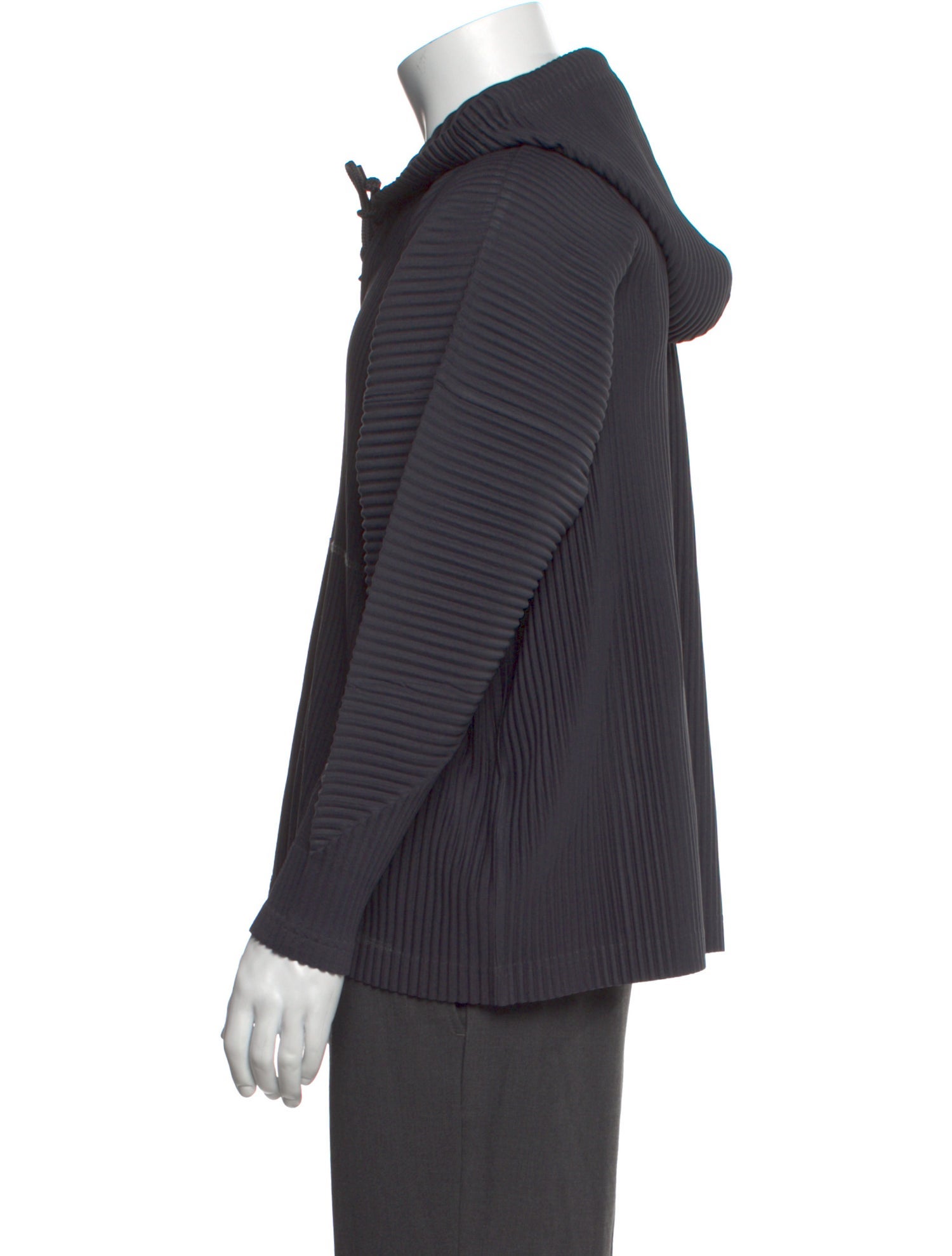 HOMME PLISSÉ ISSEY MIYAKE Crew Neck Long Sleeve Hoodie