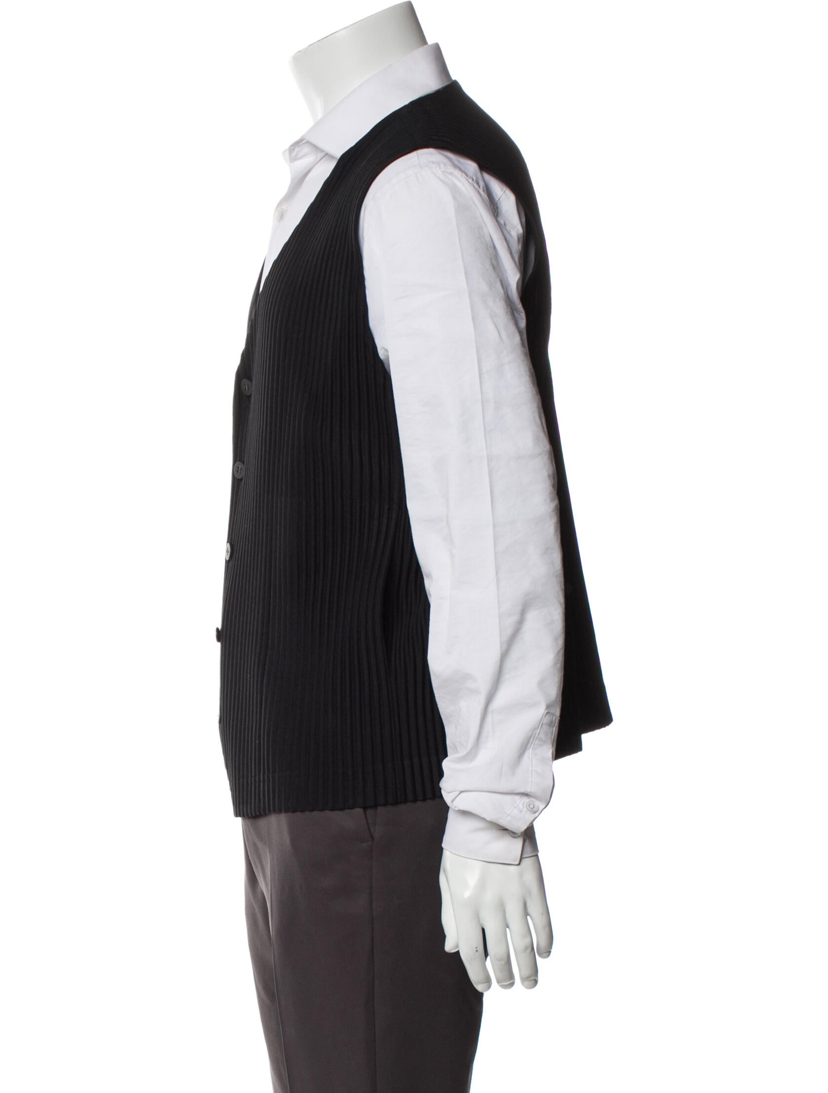 HOMME PLISSÉ ISSEY MIYAKE Pleated Accents Suit Vest