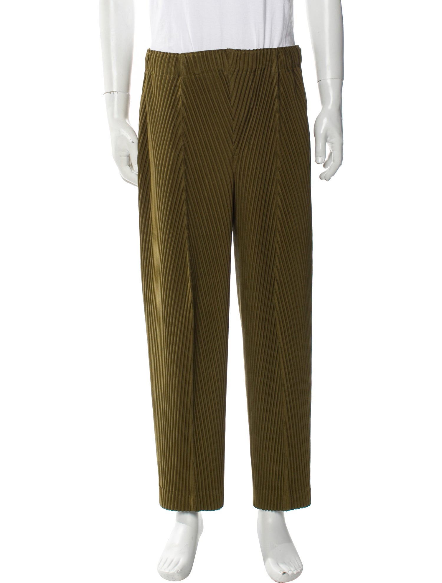 HOMME PLISSÉ ISSEY MIYAKE Striped Corduroy Pants