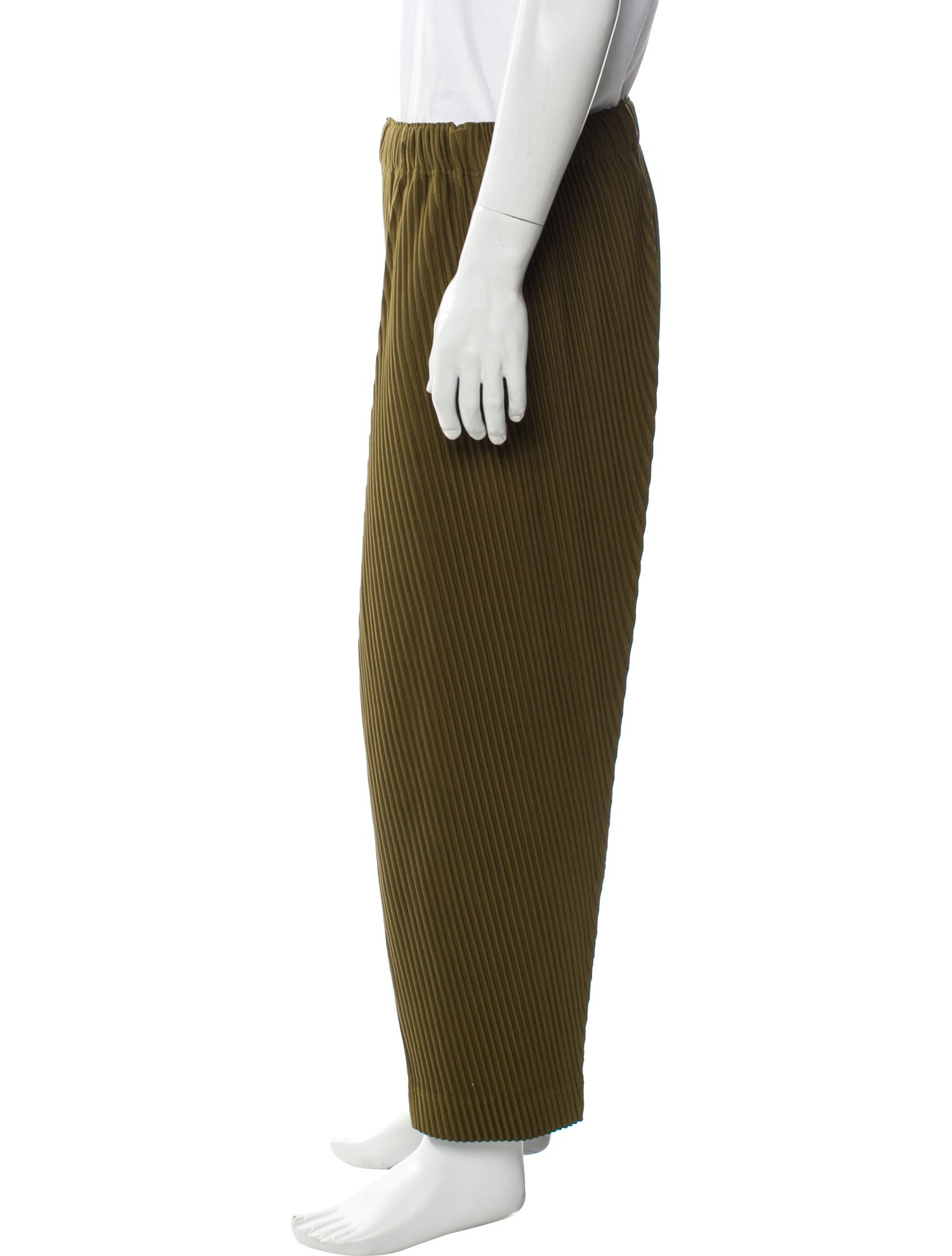 HOMME PLISSÉ ISSEY MIYAKE Striped Corduroy Pants