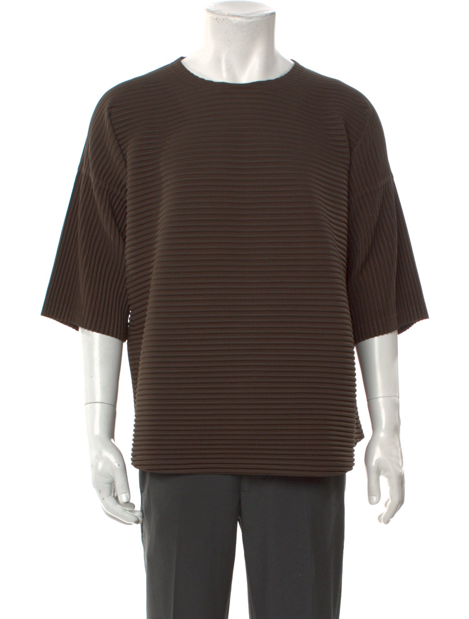 HOMME PLISSÉ ISSEY MIYAKE Crew Neck Short Sleeve T-Shirt
