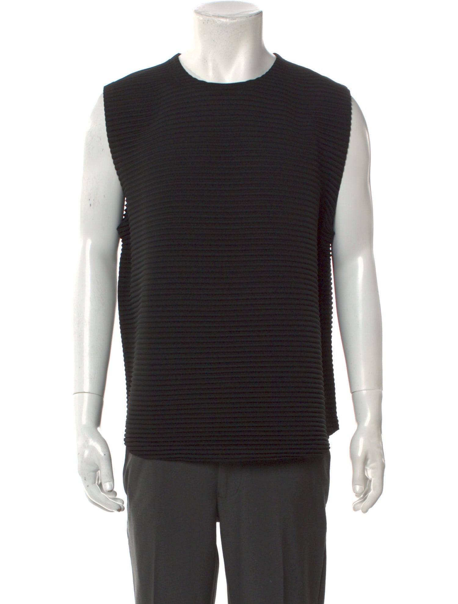 HOMME PLISSÉ ISSEY MIYAKE Crew Neck Sleeveless T-Shirt